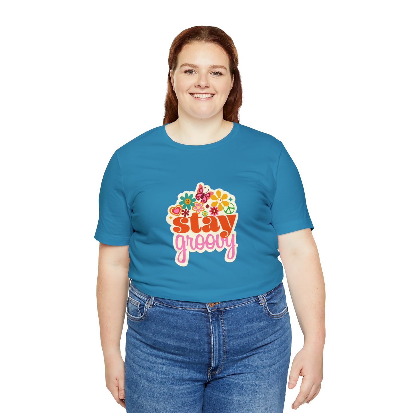 Stay Groovy t-shirt, Hippie shirt, good vibes shirt, summer fun style gift,travel shirt,best friend trip vacation trip