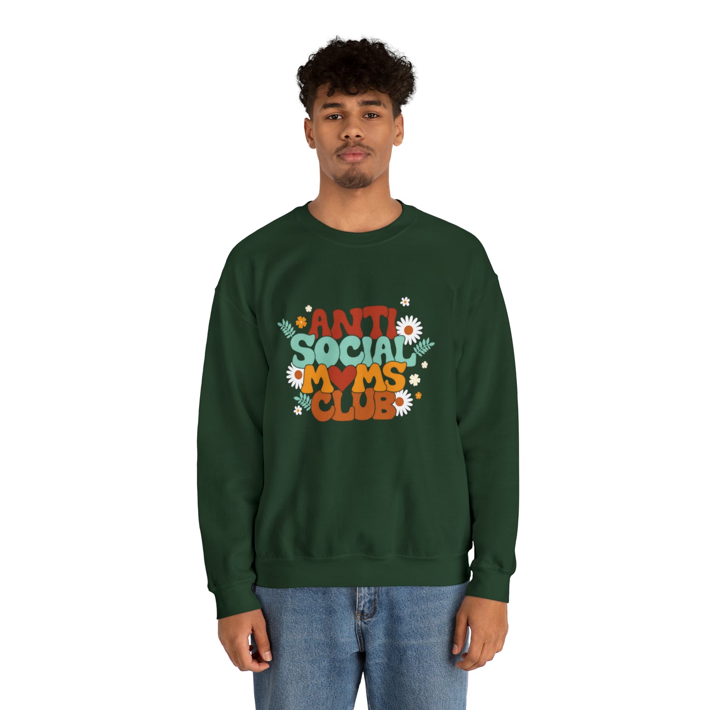 Anti social moms club sweatshirt, Mama Mother Mom sweatshirt, Gift for mom, Christmas gift for her,for him,Birthday gift for her