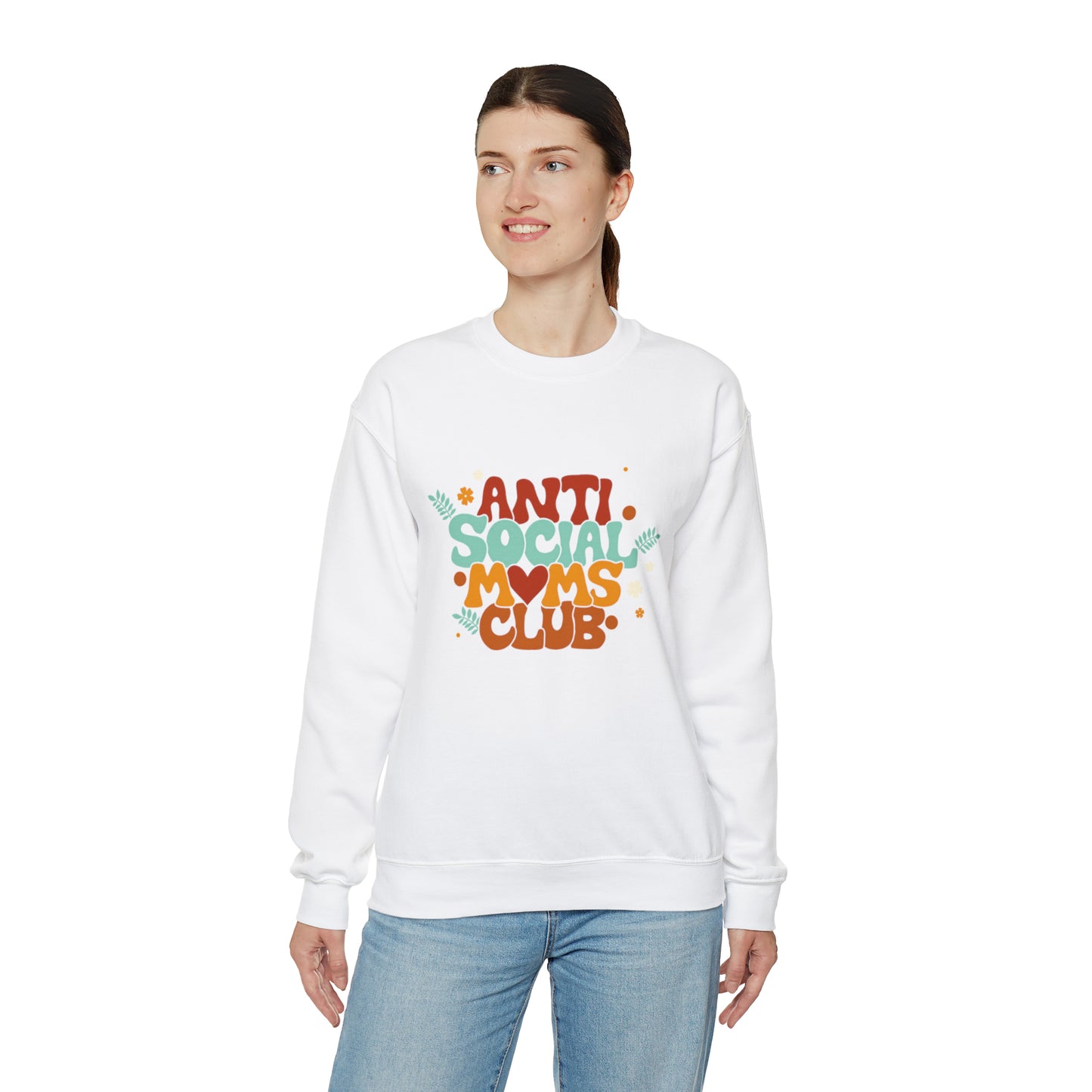 Anti social moms club sweatshirt, Mama Mother Mom sweatshirt, Gift for mom, Christmas gift for her,for him,Birthday gift for her