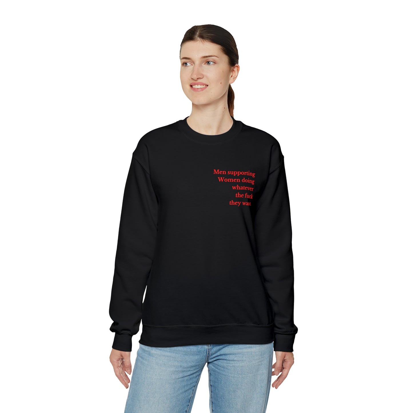 Men supporting women sweater women tights gift for her gift for him Christmas gift
