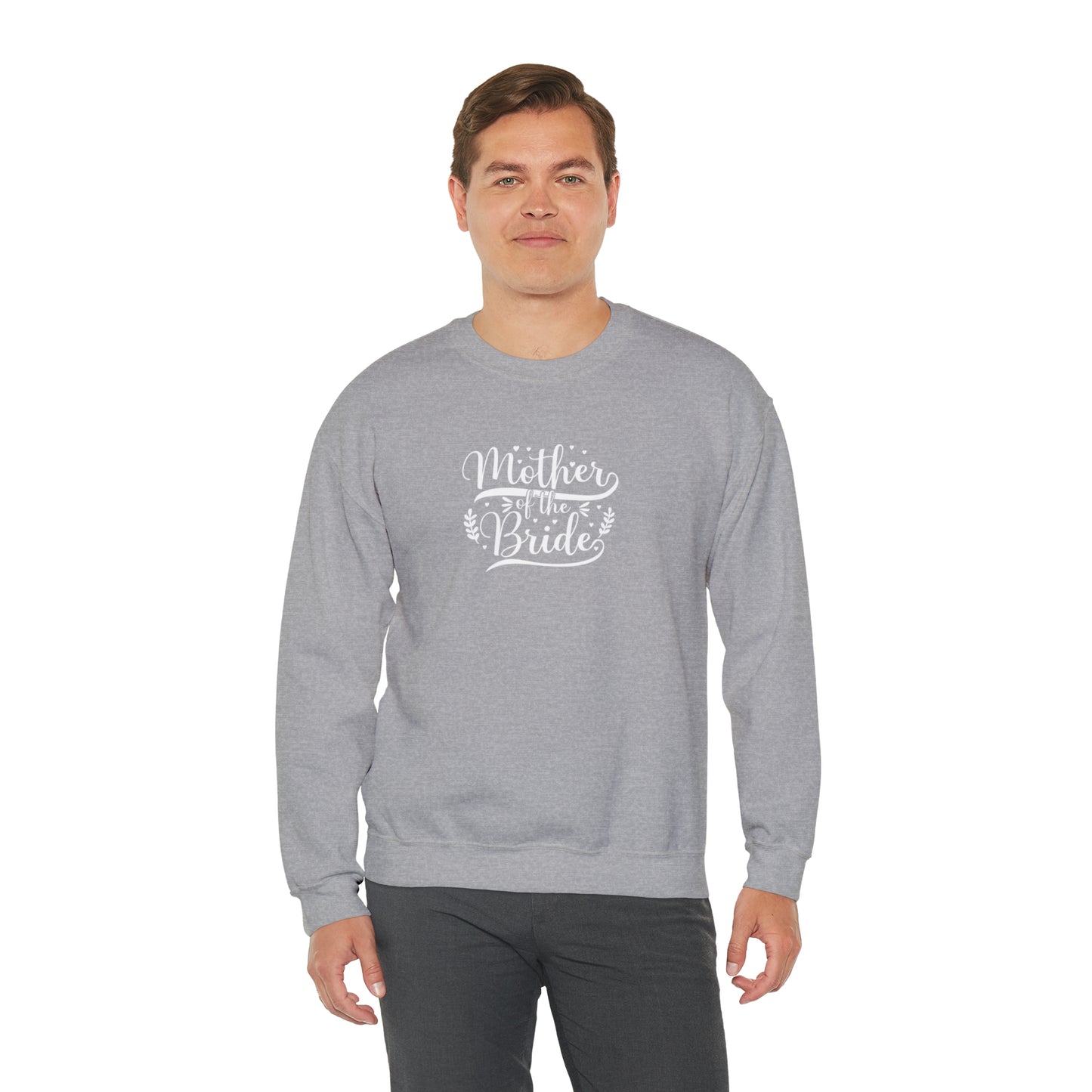 Mother of the bride sweatshirt, Red wedding attire, gift for Mom, bridal party clothes, yoga wear for her, for him, Birthday gift for her