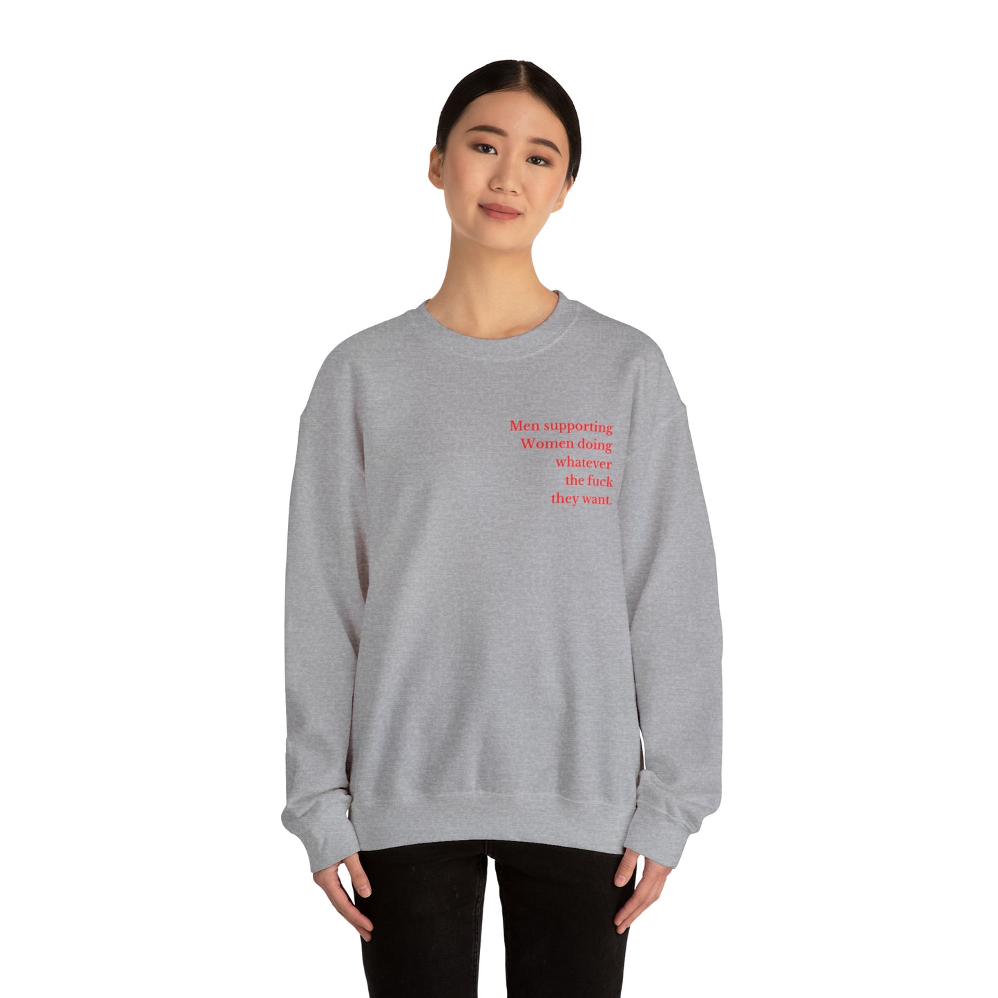 Men supporting women sweater women tights gift for her gift for him Christmas gift