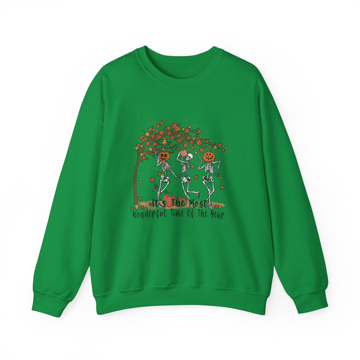 Halloween sweatshirt skeleton fall vibes Its the most wonderful time of the year sweater funny Halloween sweater fall Shirt best friend gift