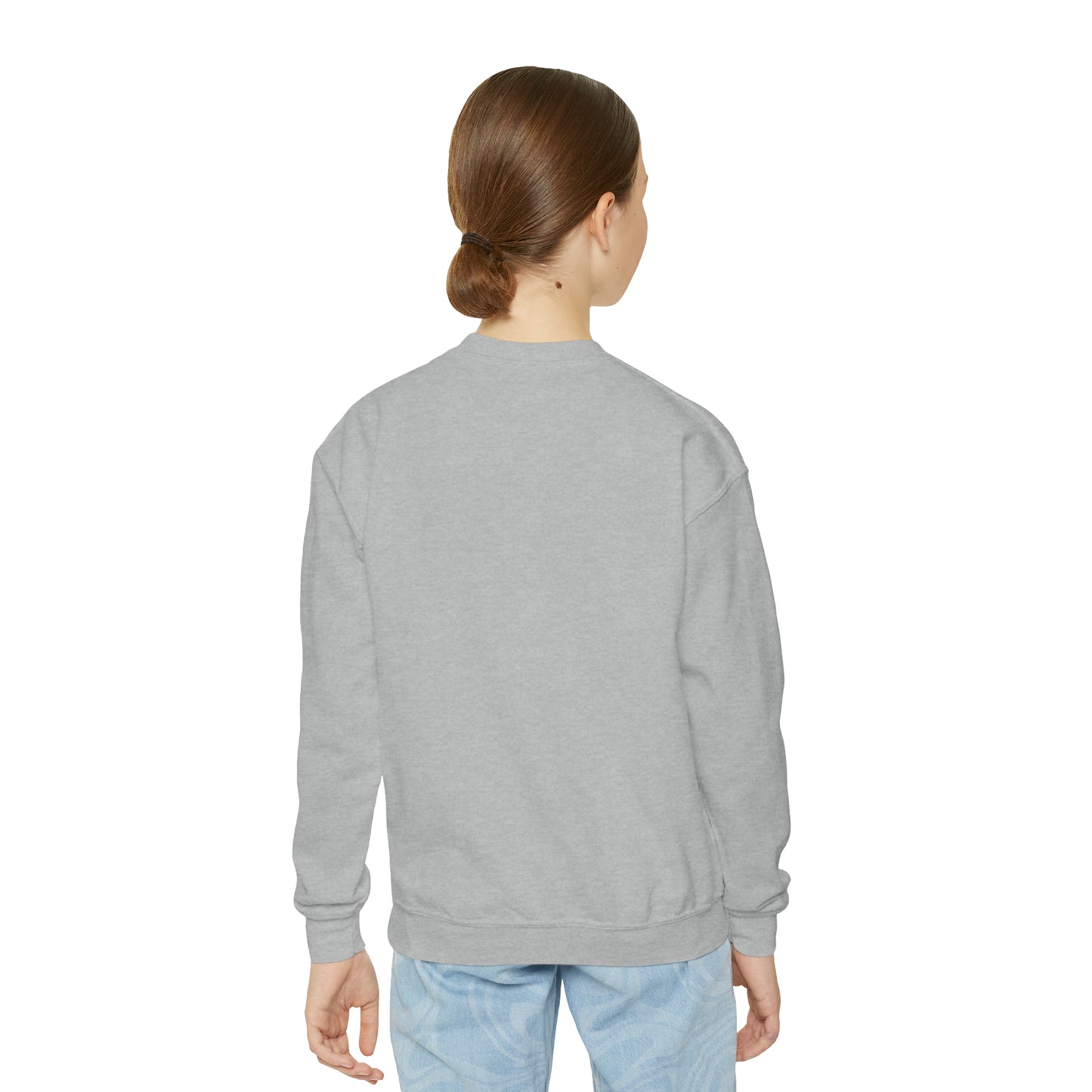 First day of school sweater second grade shirt elementary school style Youth Crewneck Sweatshirt