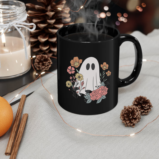 Halloween mug spooky lover gift Halloween mug ghost mug coffee lover gift tea lover gift for her gift for him Mug Bestfriend Christmas 11oz Black Mug