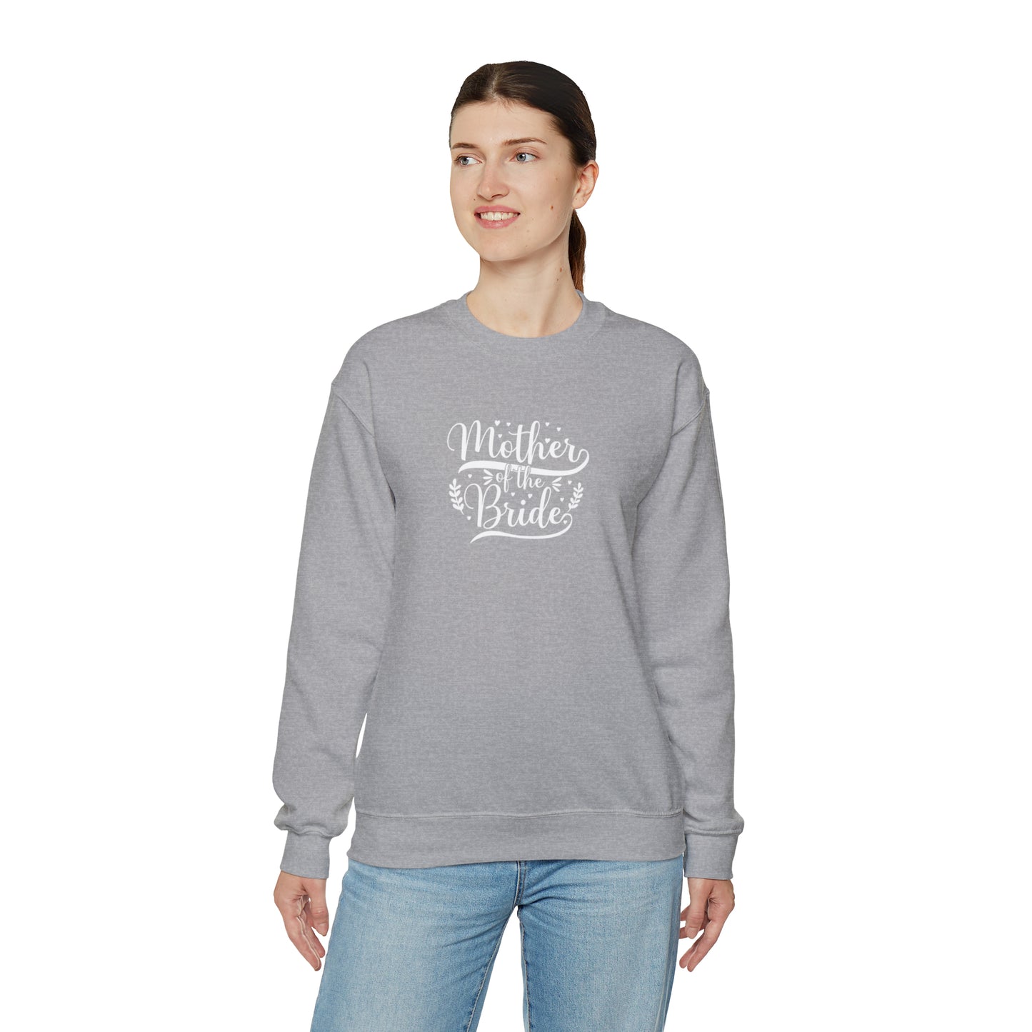 Mother of the bride sweatshirt, Red wedding attire, gift for Mom, bridal party clothes, yoga wear for her, for him, Birthday gift for her