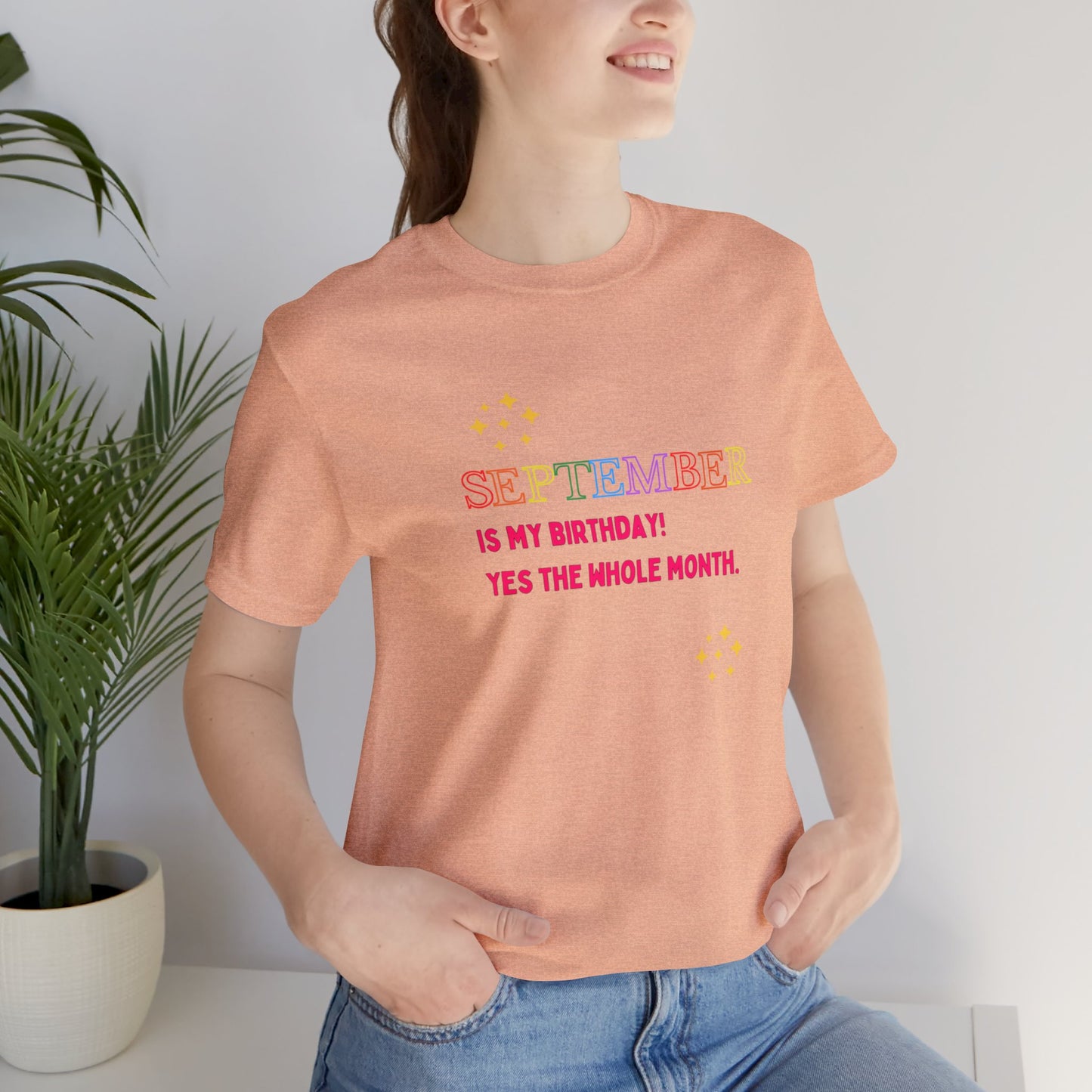 September is my birthday month funny T-shirt birthday gift Christmas gifts Sweatshirt Gift for him Gift