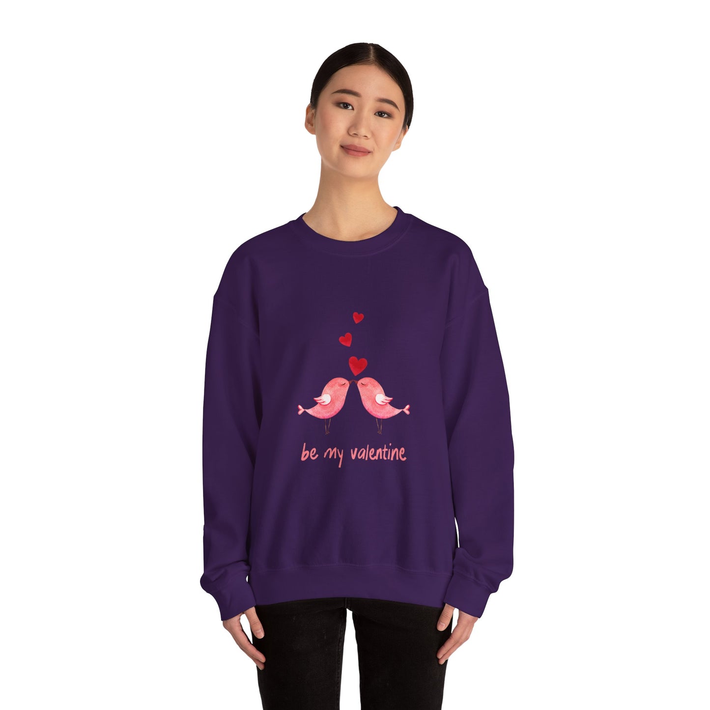 Bird Love sweater be my valentines Day sweatshirt valentines day shirt best friend gift for her Unisex owl sweater Love shirt holiday gift