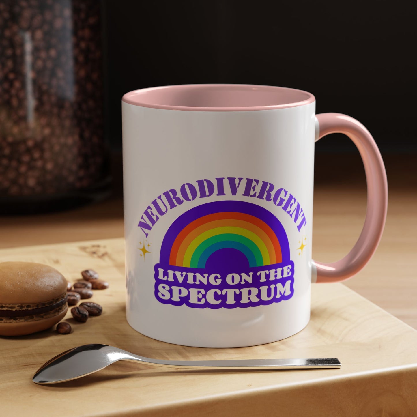 NeuroDivergent mug Morning affirmations mug neurospicy mug rainbowmug On the spectrum gift Christmas gift for her gift for him bestie Mug