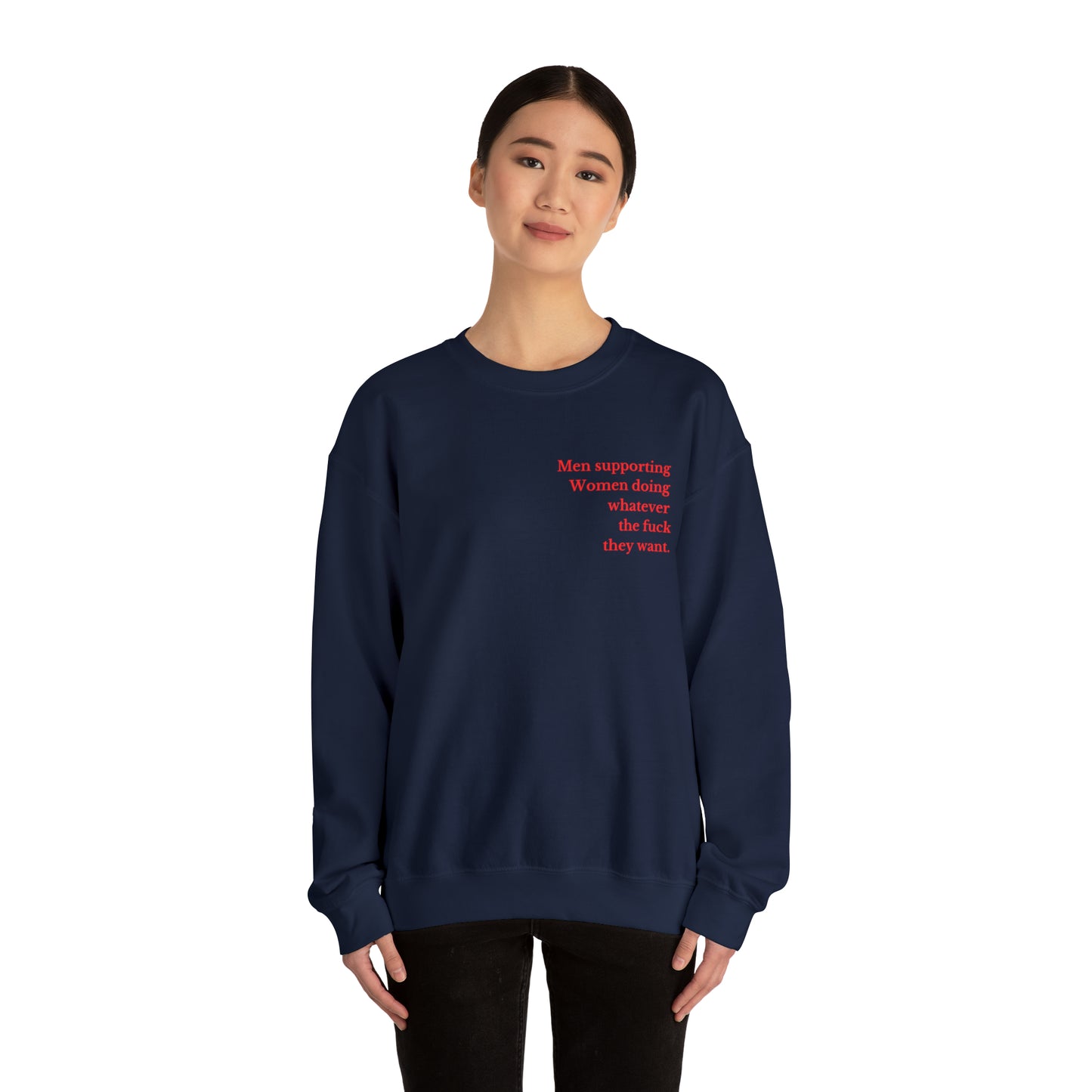 Men supporting women sweater women tights gift for her gift for him Christmas gift