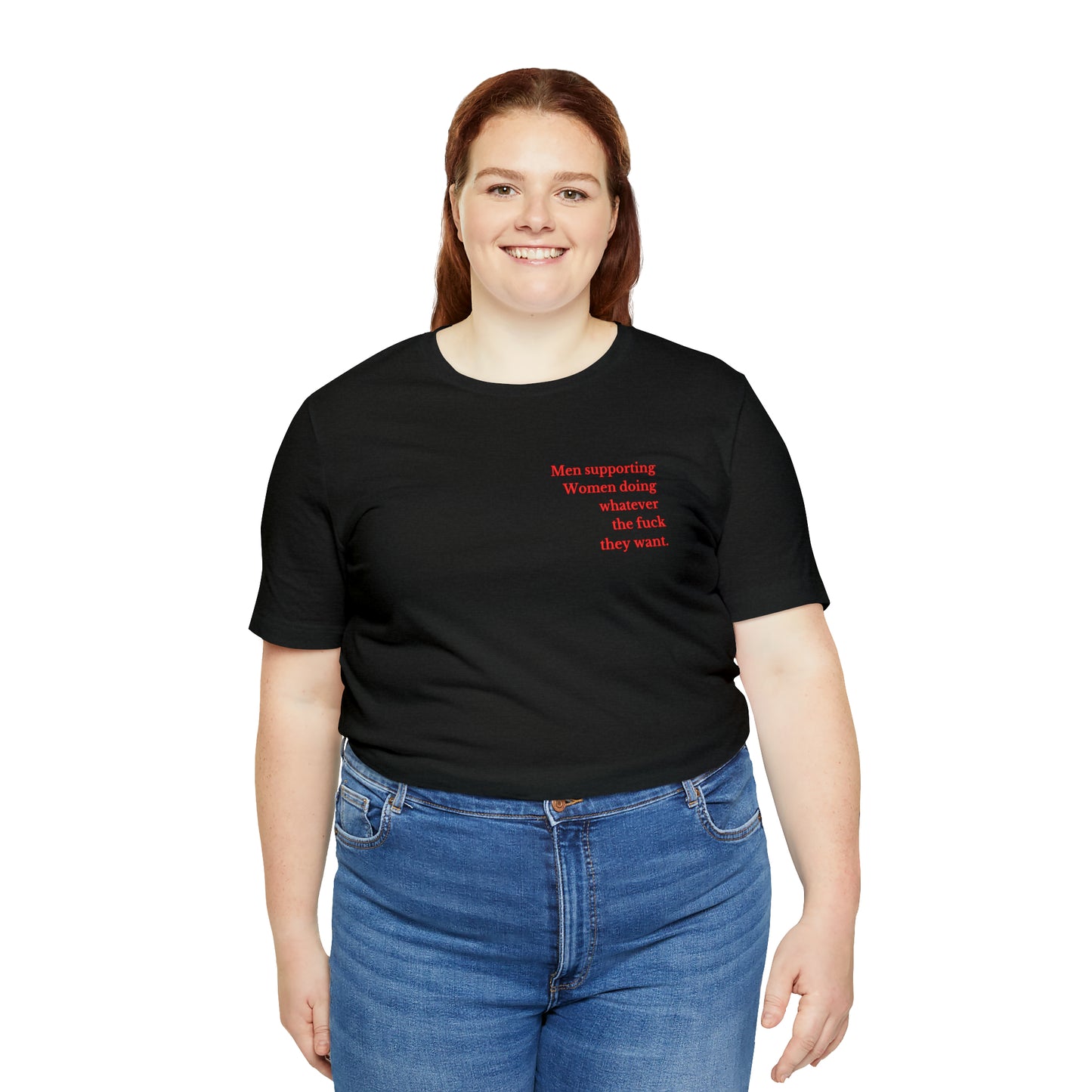 Men supporting women shirt gift for him Christmas gift Party
