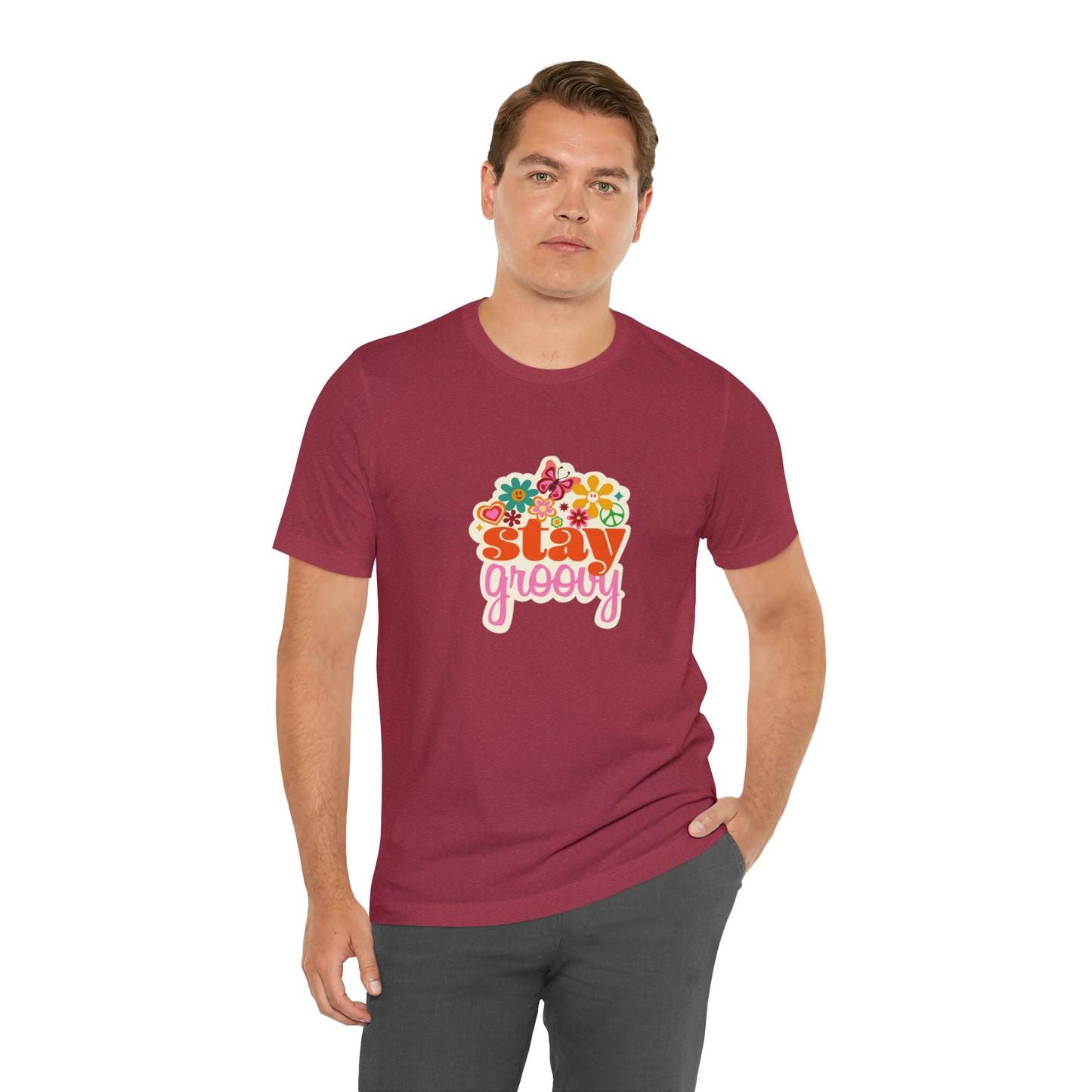 Stay Groovy t-shirt, Hippie shirt, good vibes shirt, summer fun style gift,travel shirt,best friend trip vacation trip
