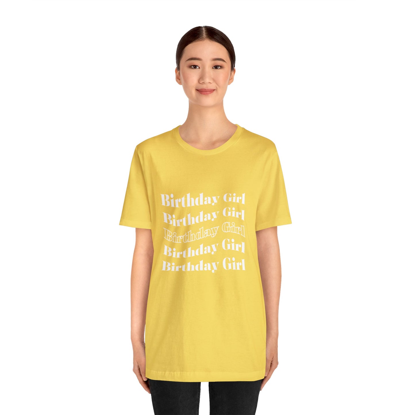 Birthday girl shirt gift for her best friend gift wavy shirt birthday party attire month funny T-shirt birthday gift Christmas gift for him