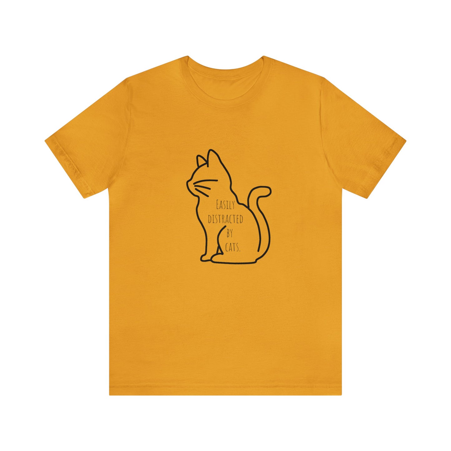 Easily distracted by cats Funny Cat lover shirt anime cat Shirt karma is a cat Gift for Cat Lover Gift for Cat Mom Gift cat dad shirt
