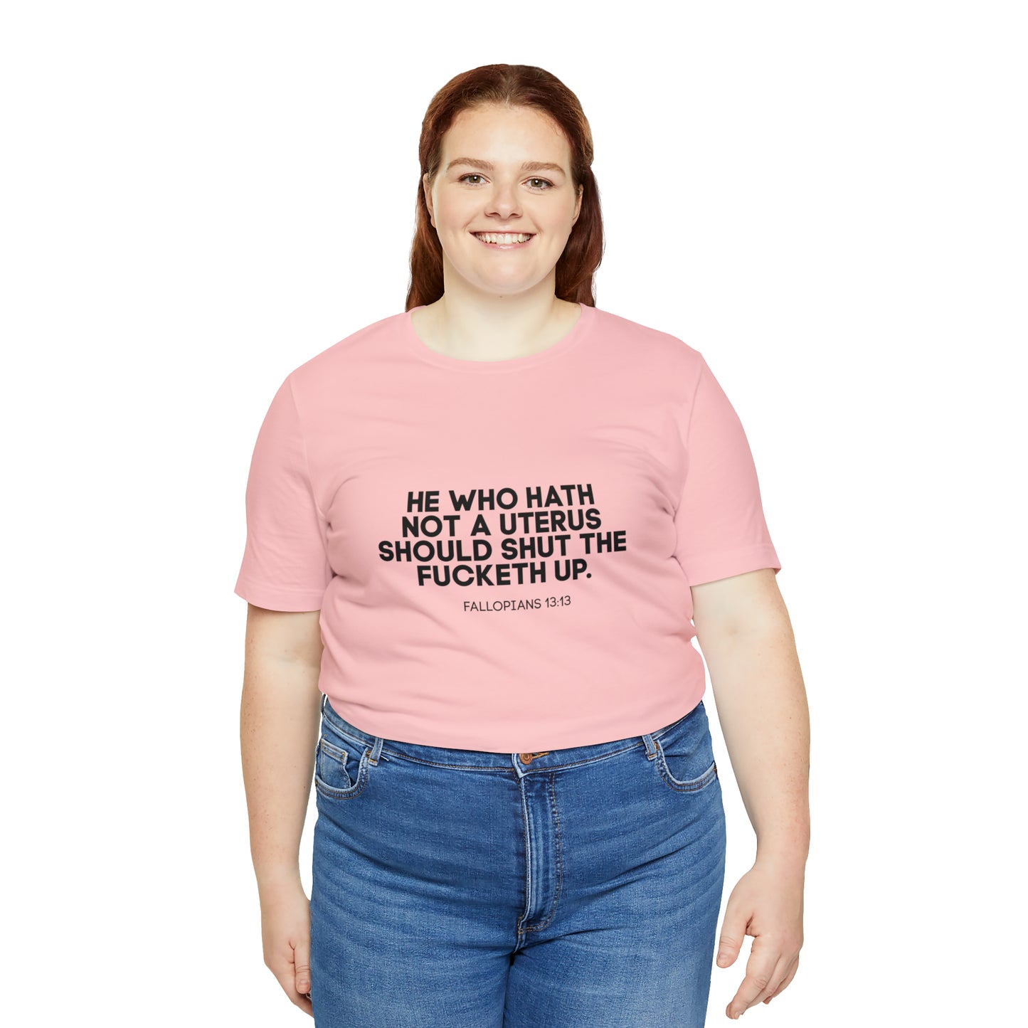 He who hath no uterus should shut the fucketh up shirt, Women's rights crop top, human rights, march shirt,Champion Women's Cropped T-Shirt