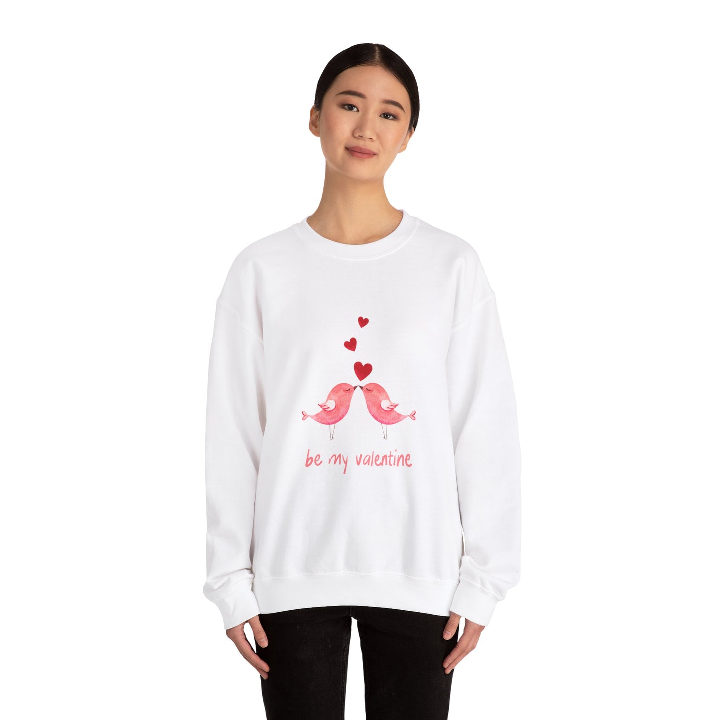 Bird Love sweater be my valentines Day sweatshirt valentines day shirt best friend gift for her Unisex owl sweater Love shirt holiday gift