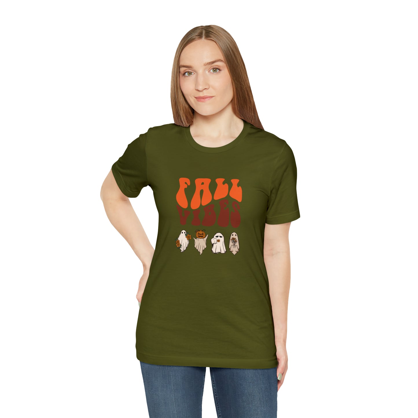 Fall Vibes Spooky season shirt Vintage Halloween T shirt Halloween Sweater Retro Halloween Sweater Christmas gift pumpkin season shirt