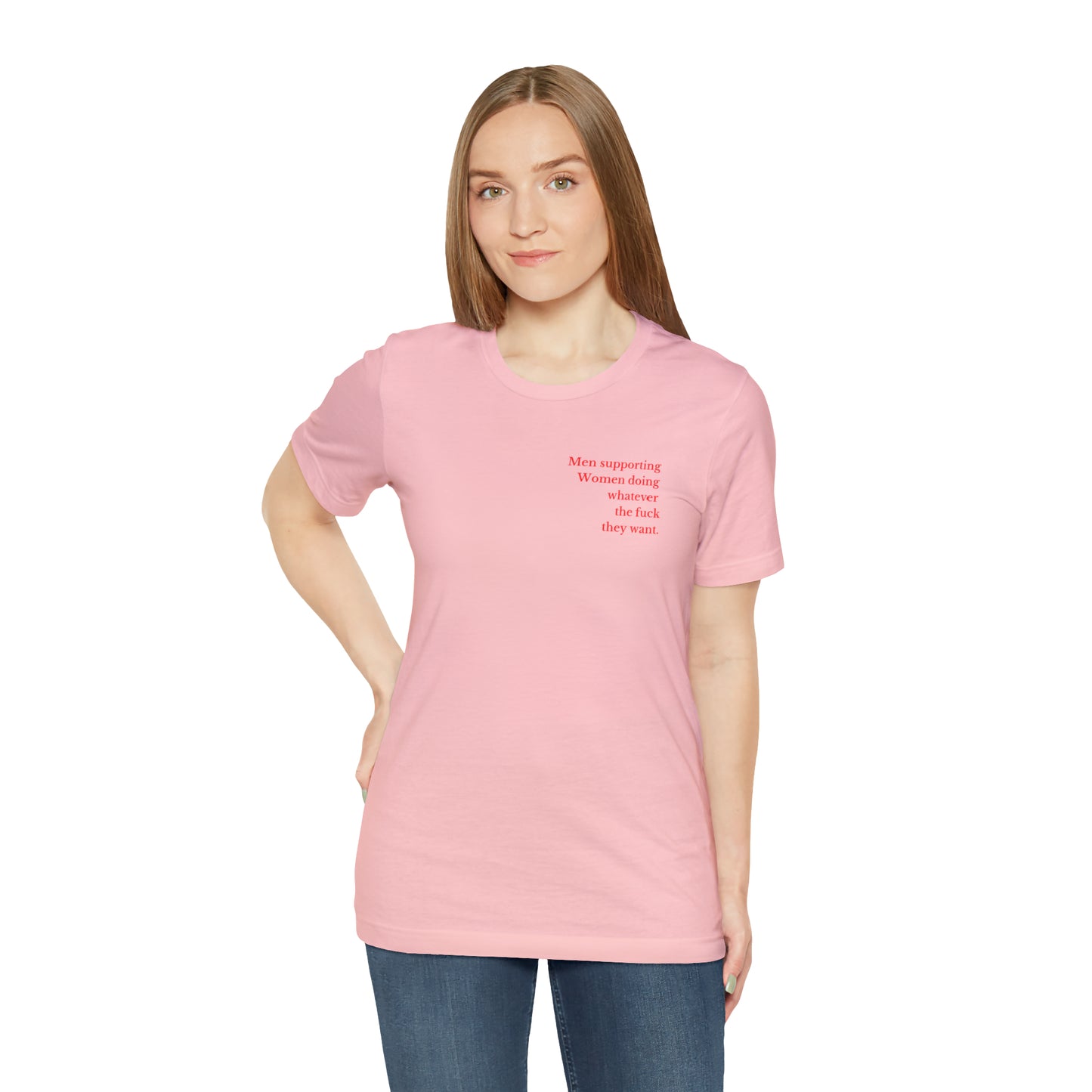 Men supporting women shirt gift for him Christmas gift Party