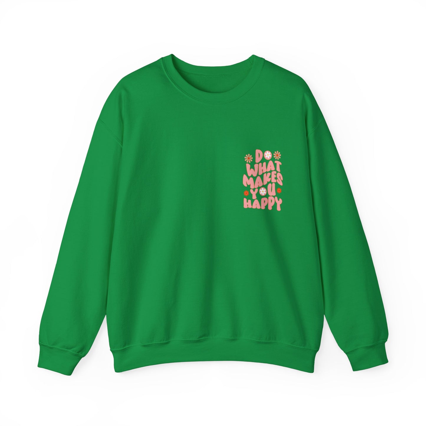 Do what makes you happy Sweatshirt Gift For her Christmas Sweatshirt Cute aesthetic Sweater Colorful daisy Sweatshirt christmas