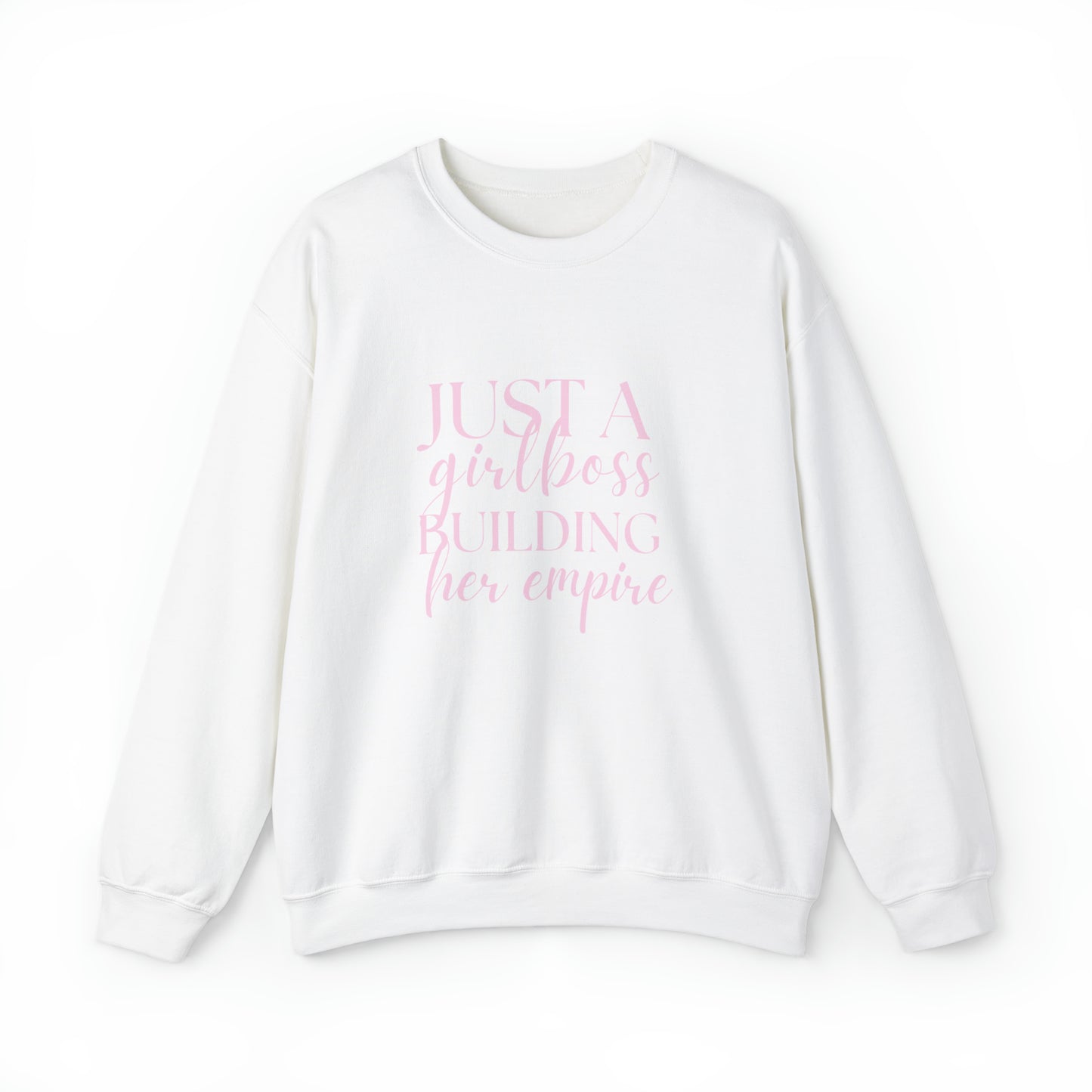 Boss Babe sweatshirt,Girlboss Sweatshirt, Just a girlboss building her empire, Bossbabe sweater,Christmas gift for her,Birthday gift
