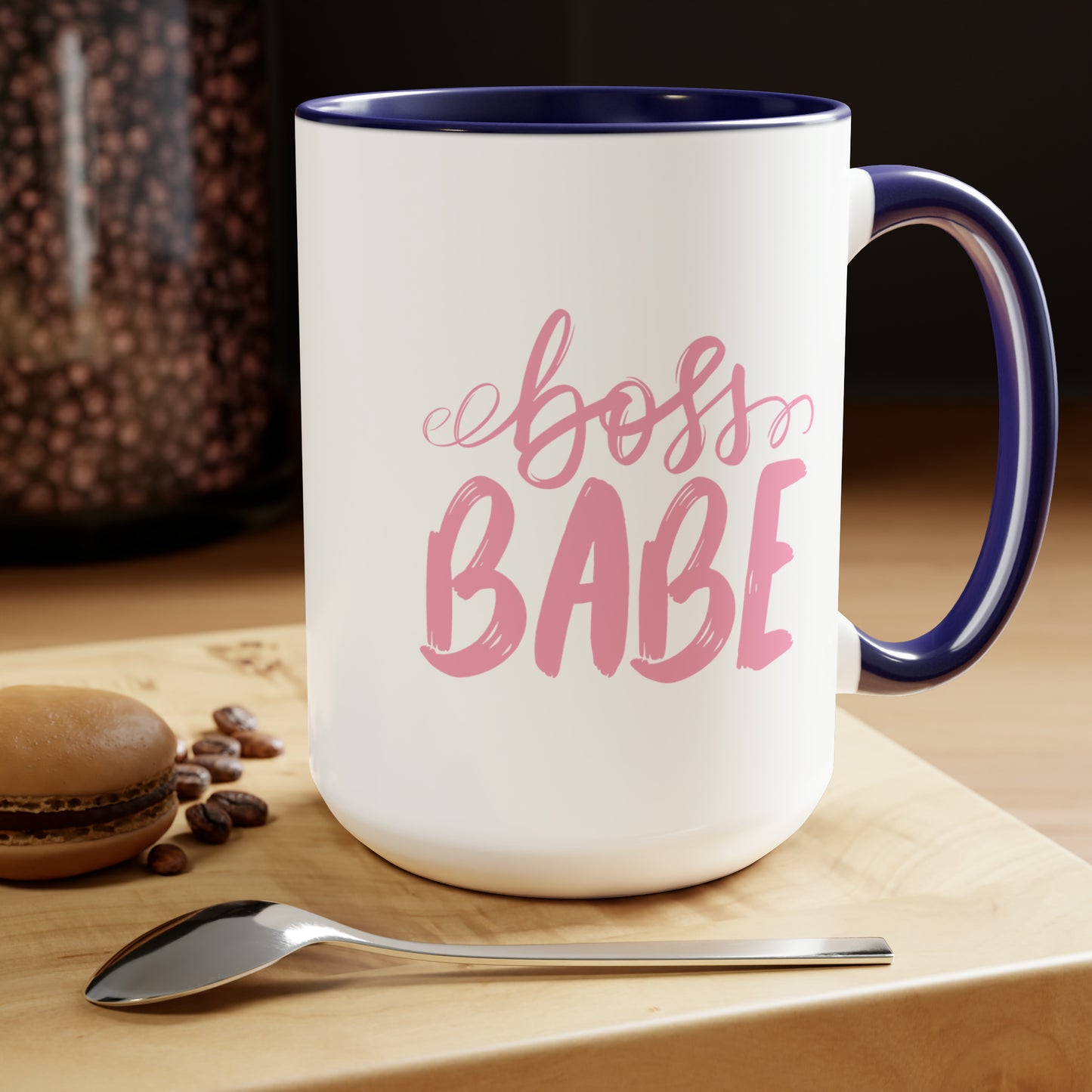 Pink Bossbabe mug Christmas mug gift for mom gift mug Floral mug gift for her Mug funny gift for wife Coffee Mugs Christmas gift 15oz