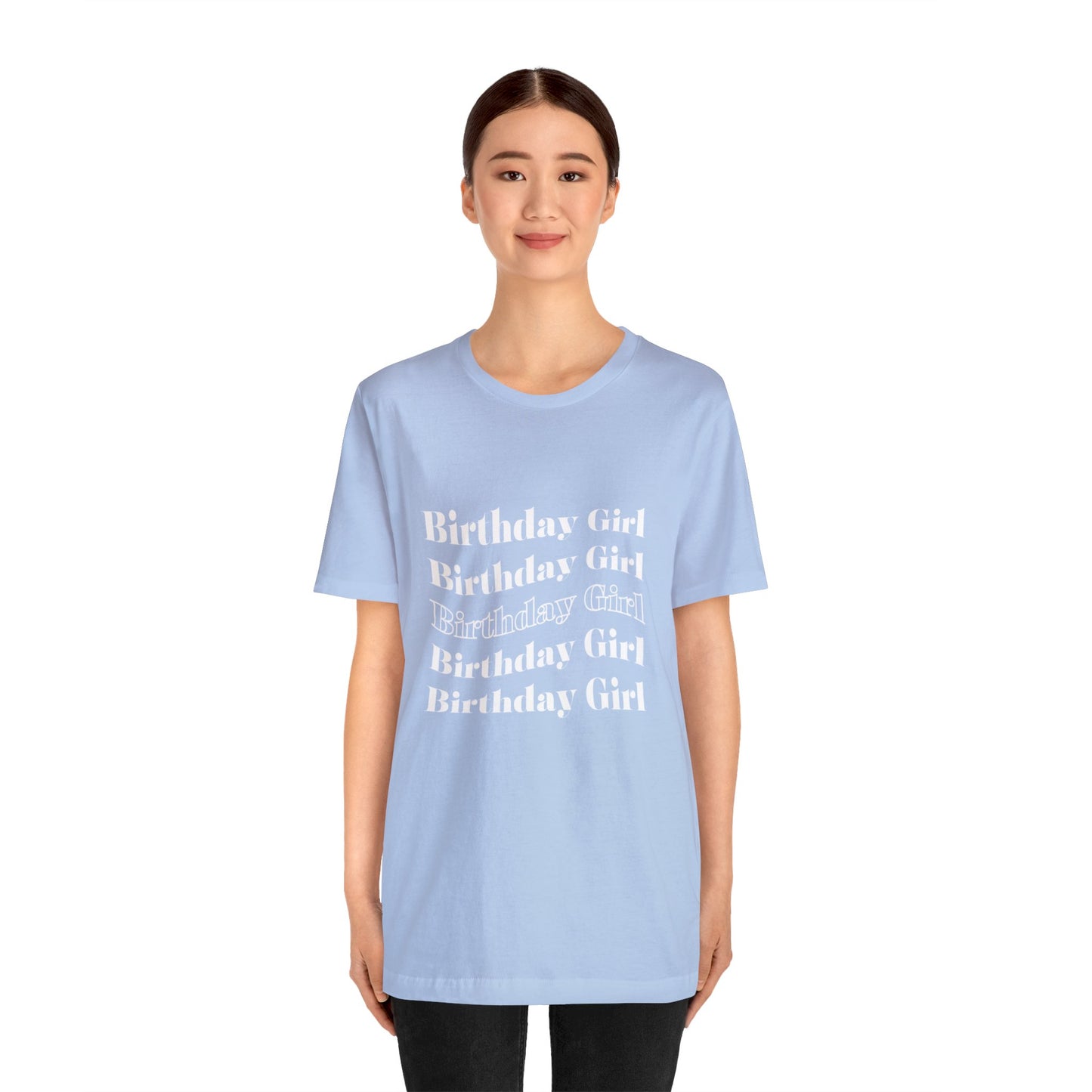 Birthday girl shirt gift for her best friend gift wavy shirt birthday party attire month funny T-shirt birthday gift Christmas gift for him