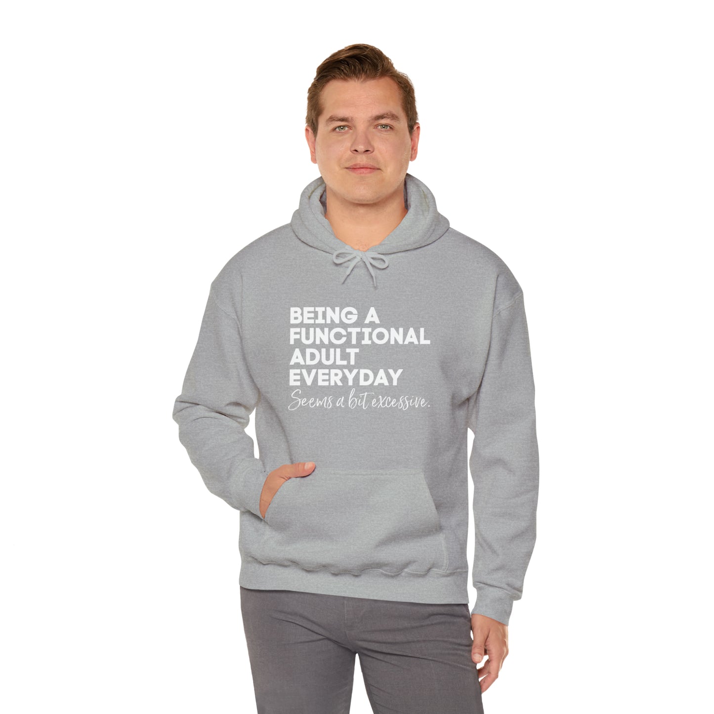 Being a functional adult sweater funny sweashirt birthday gift Christmas gifts Sweatshirt Gift for him Gift