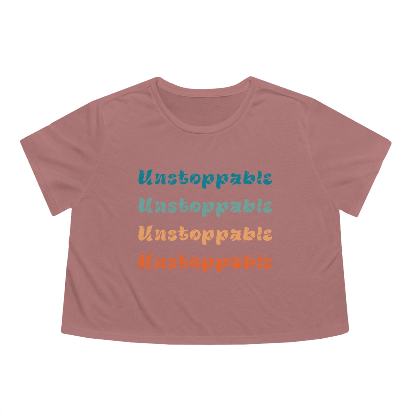 Unstoppable Crop top gift for her gift for him yoga crop top women T-shirt the universe is always on my side zen shirt Women's Cropped Tee