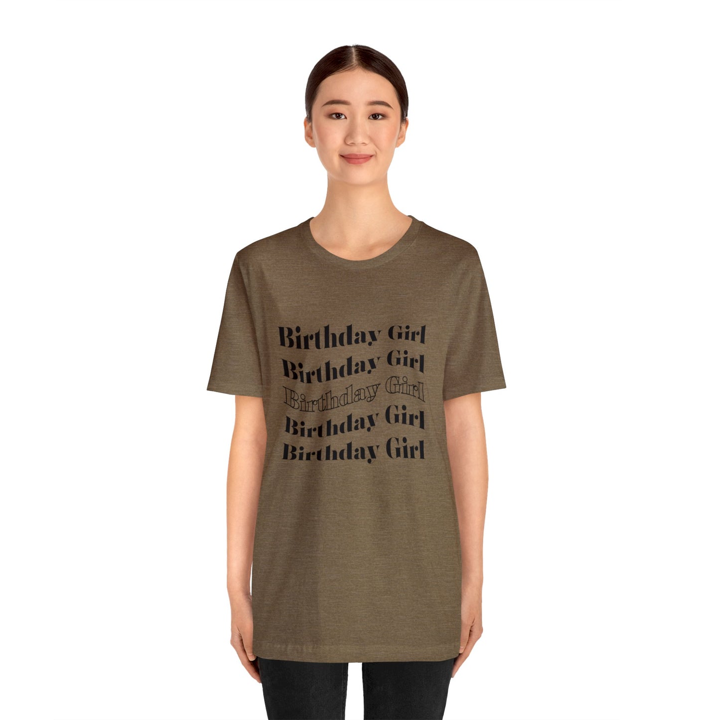 Birthday girl shirt gift for her best friend gift wavy shirt birthday party attire month funny T-shirt birthday gift Christmas gift for him