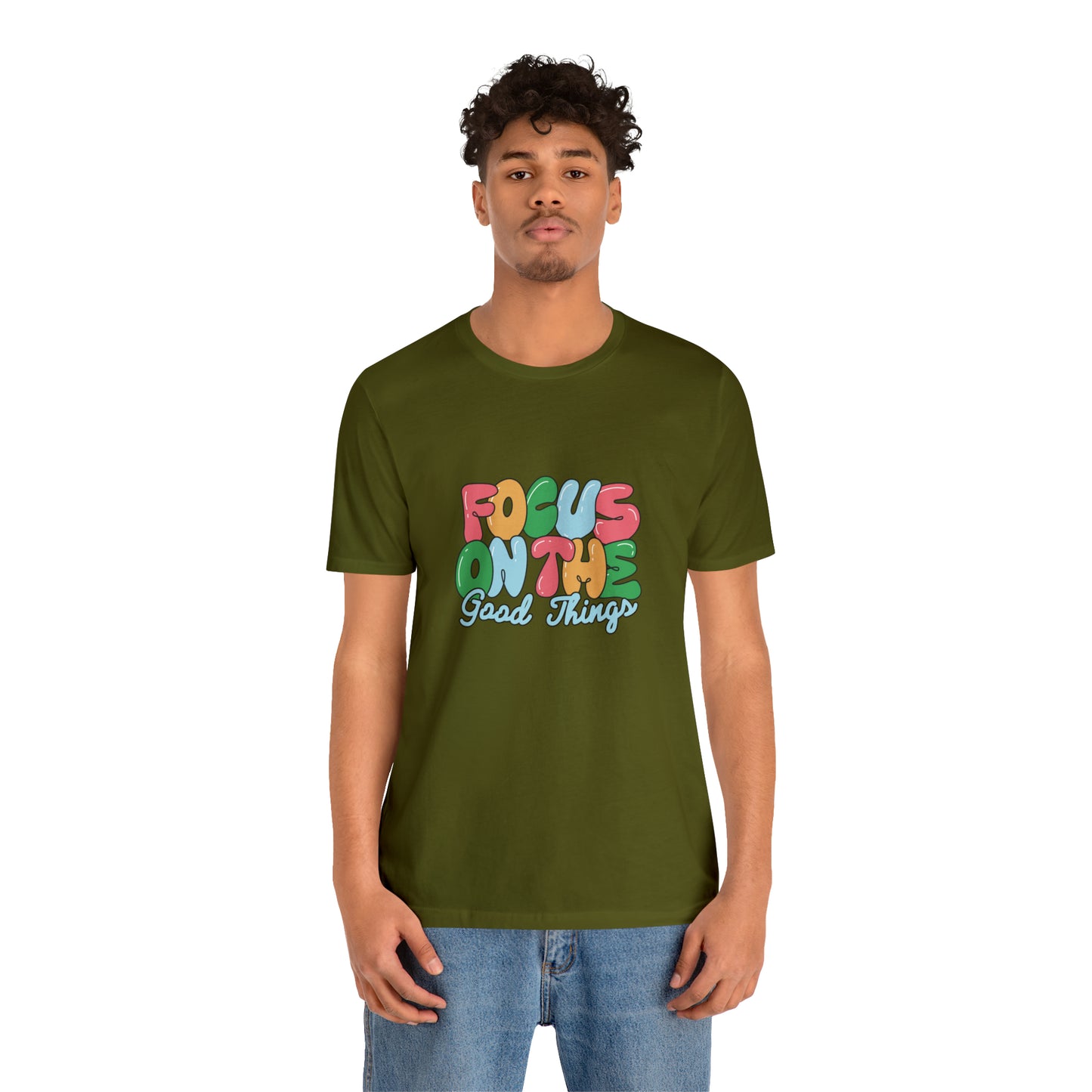 Focus on the good things shirt positive vibes shirt good vibes tee yogawear zen clothes bohemian top Women's Christmas gift for her for him