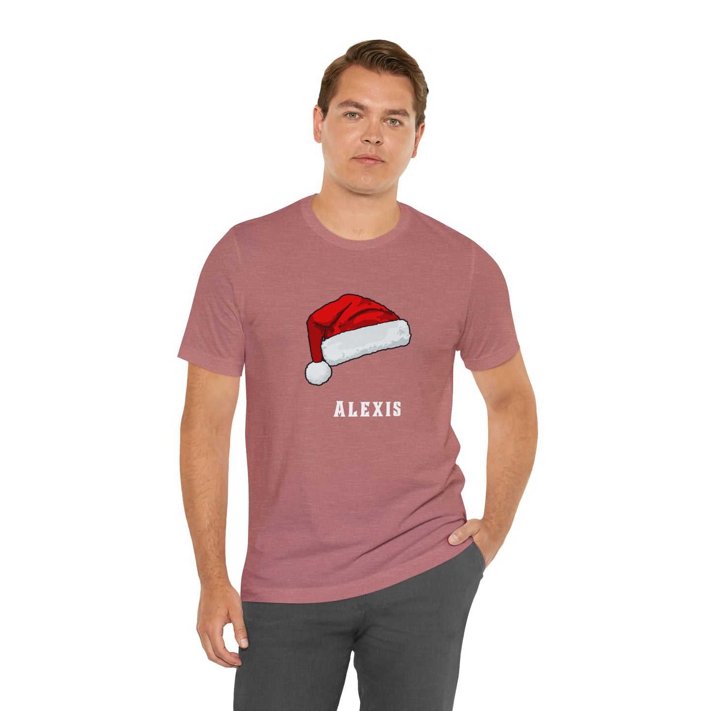 Matching Family Christmas Shirts, Santa claus Hat family tshirts Family Christmas Shirt, Matching Xmas Tees Custom Christmas T shirt photos