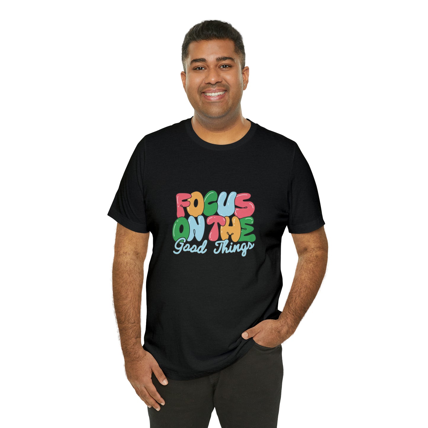 Focus on the good things shirt positive vibes shirt good vibes tee yogawear zen clothes bohemian top Women's Christmas gift for her for him