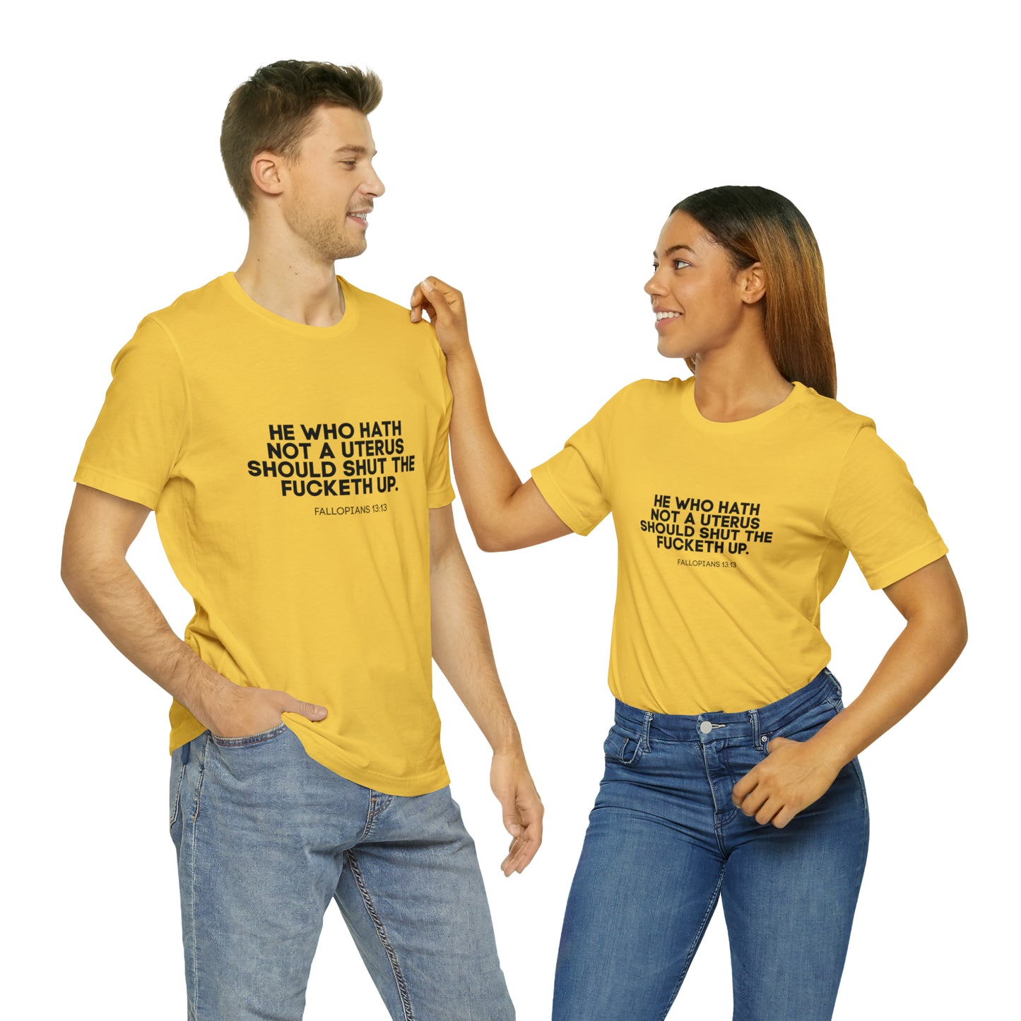 He who hath no uterus should shut the fucketh up shirt, Women's rights crop top, human rights, march shirt,Champion Women's Cropped T-Shirt