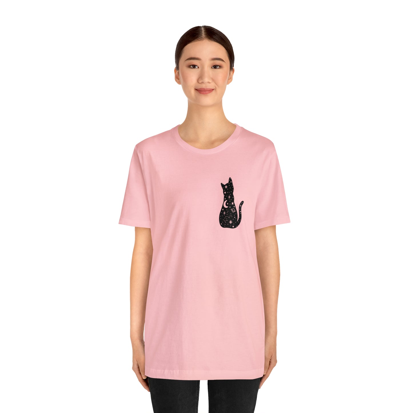 Cat Halloween shirt Witches Halloween T shirt Halloween Sweater Christmas Gift for Cat Lover Gift, Black Cat Gift for Cat Mom Gift moon
