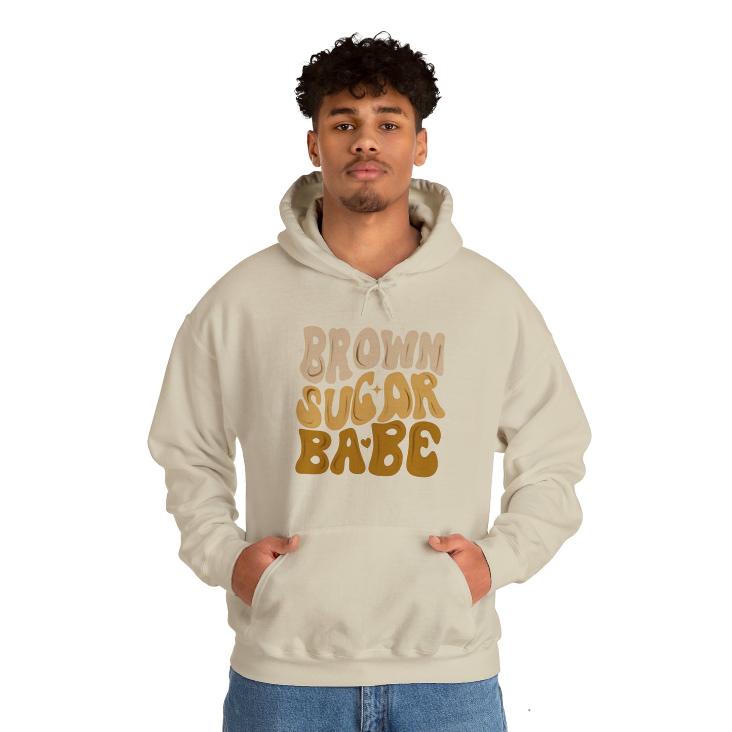 Brown sugar babe hoodie, gift for her, best friend gift, birthday vacation, Unisex Heavy Blend Hooded Sweatshirt