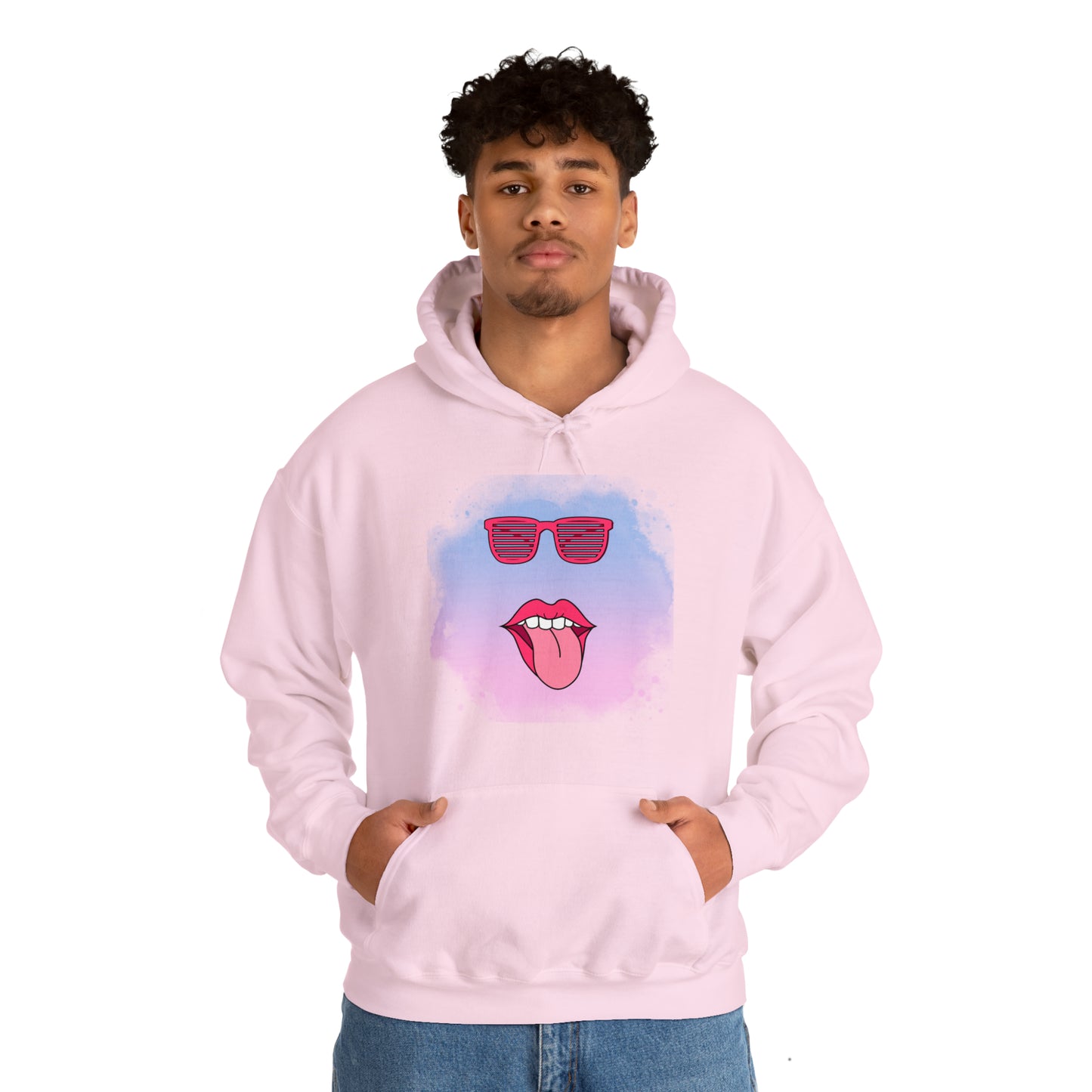 Lip Sunglasses Hoodie, Bubble Gum kiss Hoodie, Fun Summer shirt, Birthday gift for her, Galantine gift for her,best friend gift, vacation