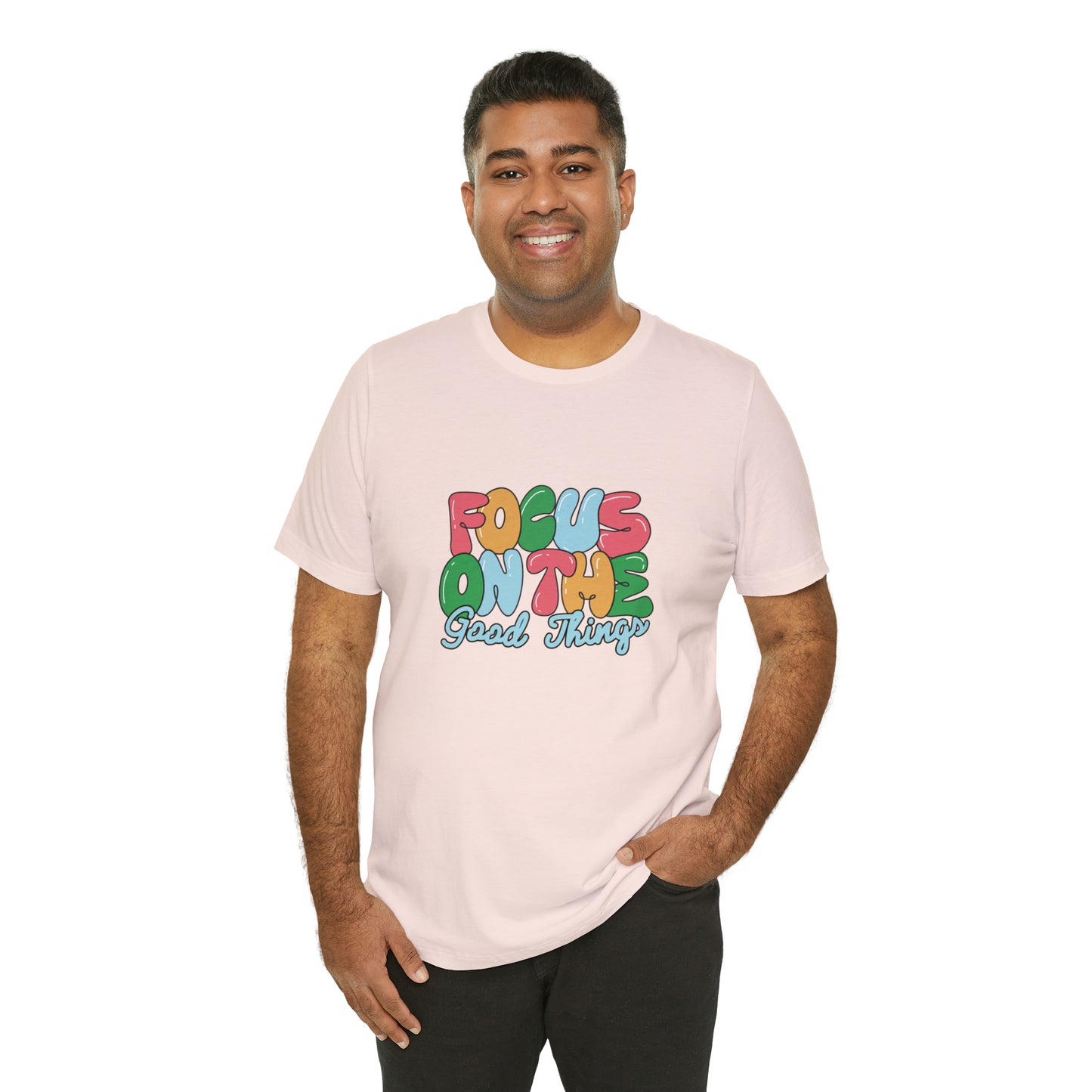 Focus on the good things shirt positive vibes shirt good vibes tee yogawear zen clothes bohemian top Women's Christmas gift for her for him