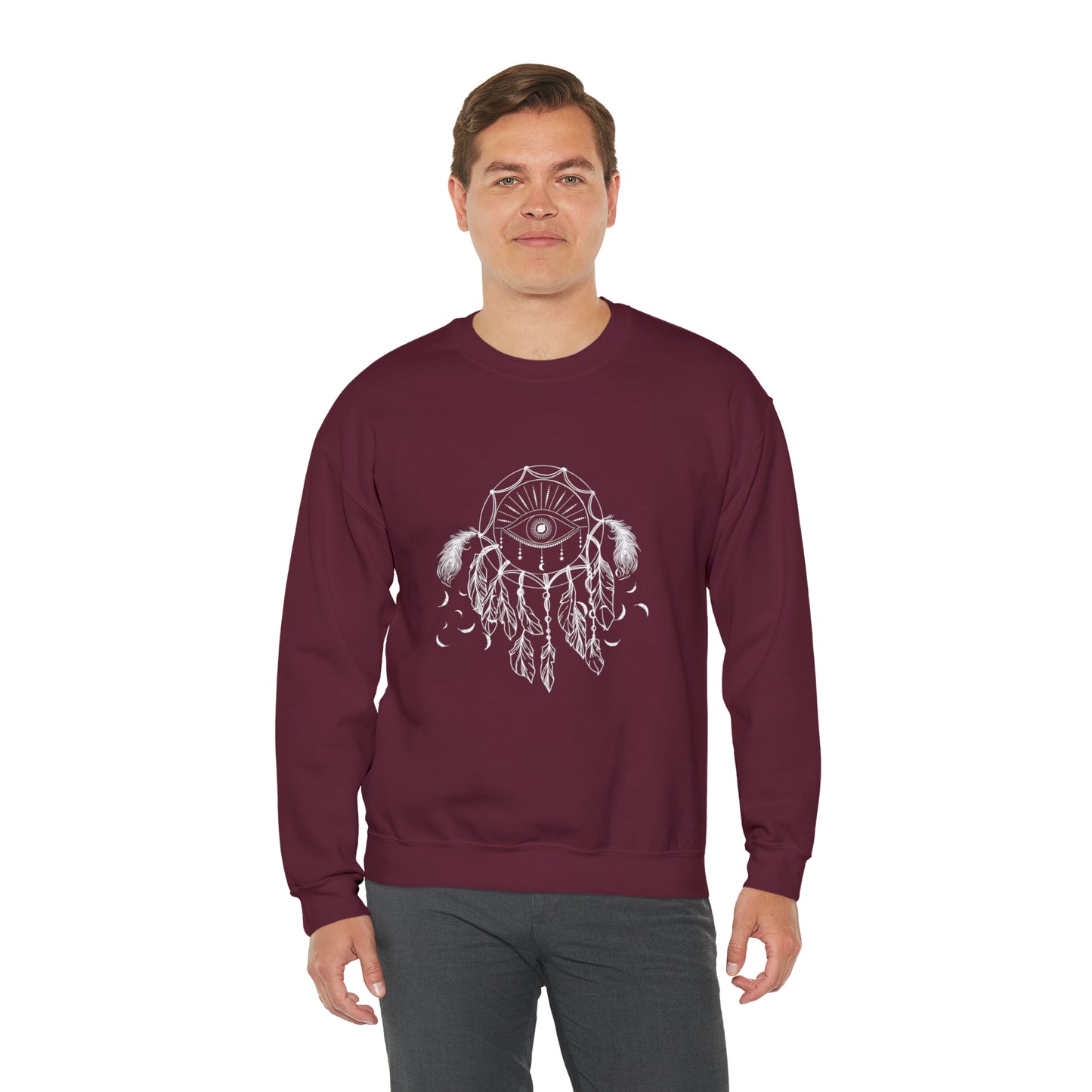 Dreamcatcher sweater third eye sweater birthday spiritual clothes yogawear birthday gift gift for her gift for him Christmas gift
