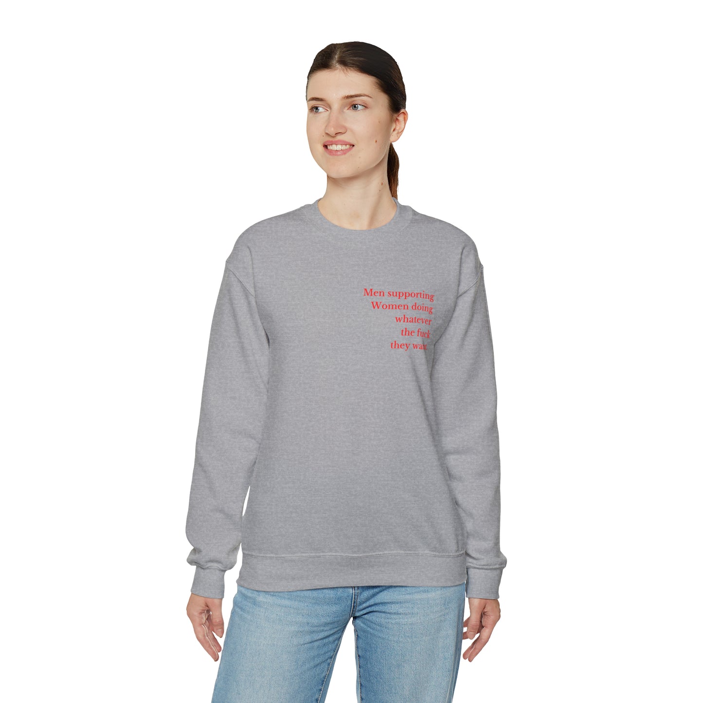 Men supporting women sweater women tights gift for her gift for him Christmas gift