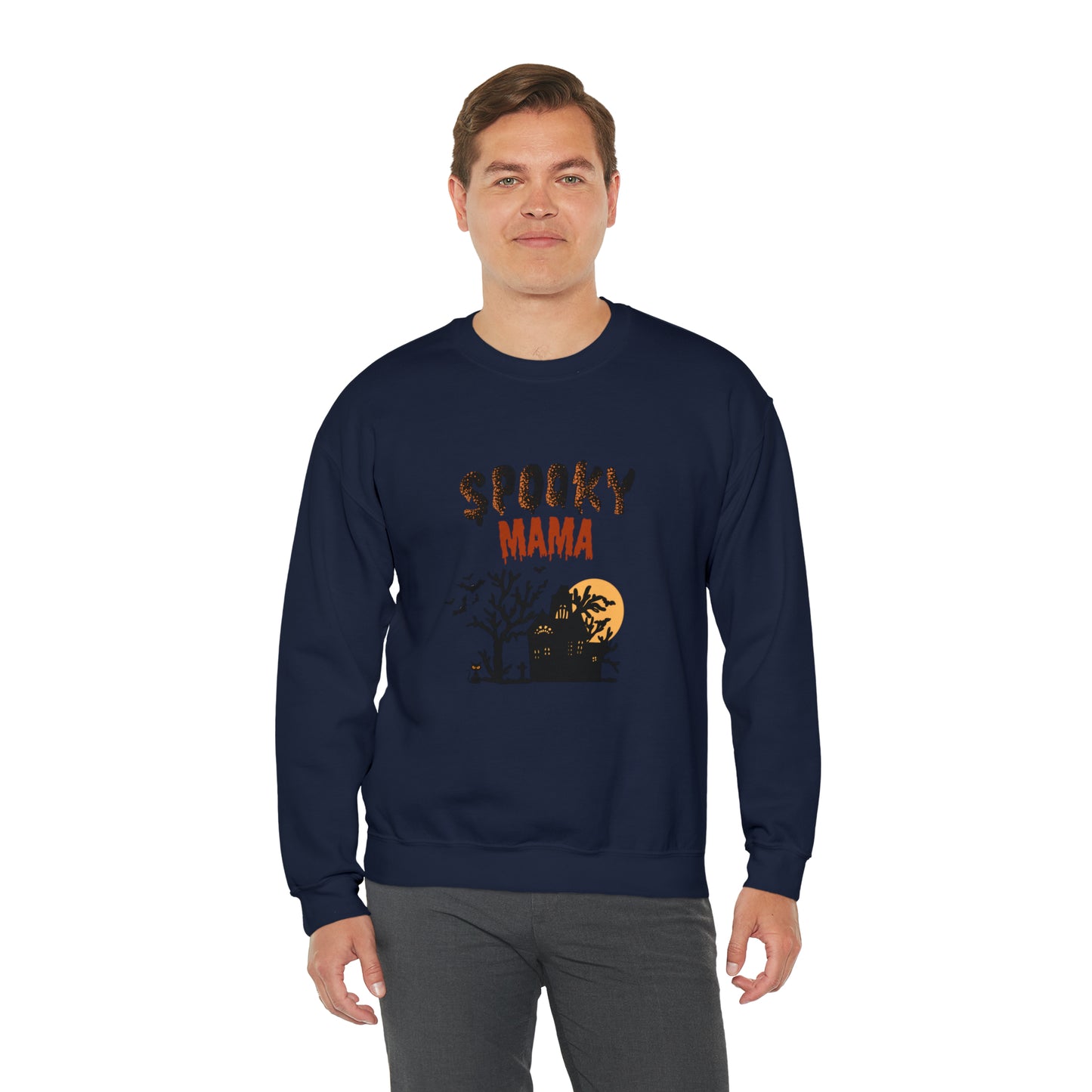 Spooky Mama Halloween Sweatshirt, Ghostface Shirt, Funny Halloween Horror Shirt,Halloween Women's Sweatshirt,Funny Halloween Tee,Unisex gift