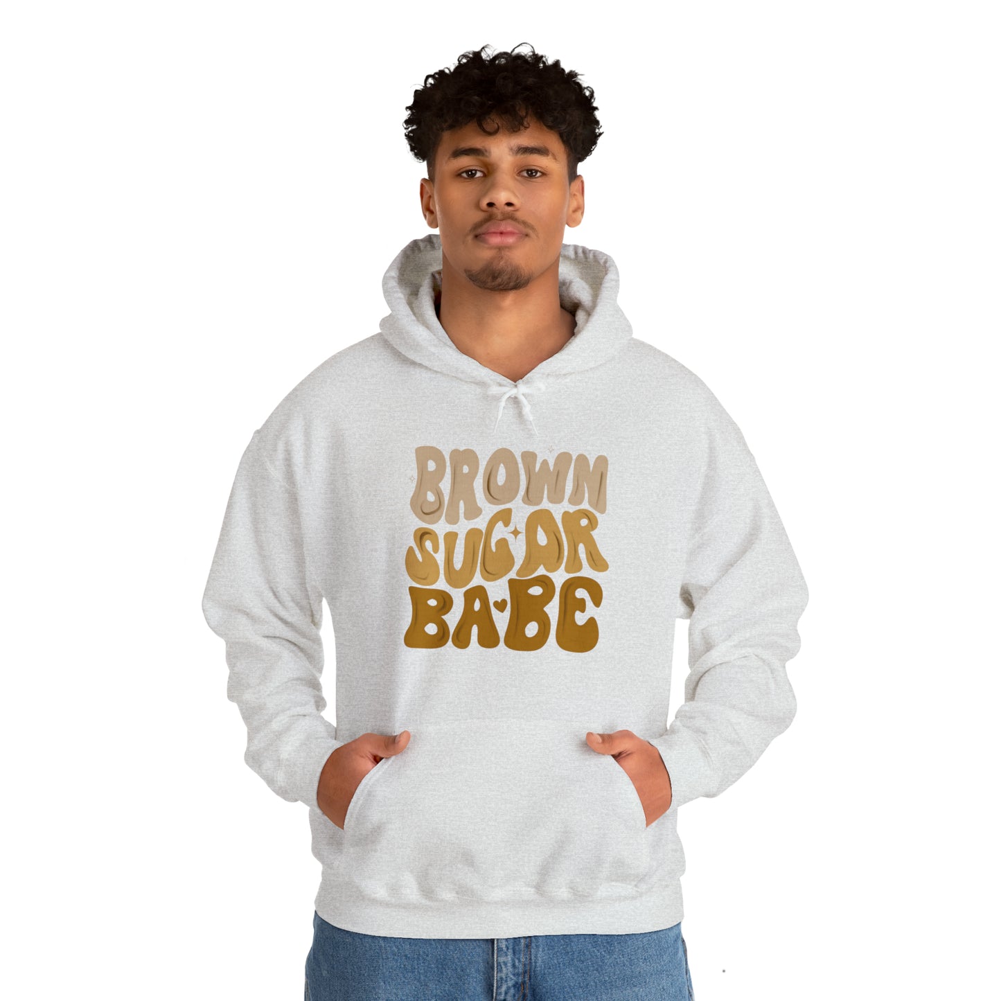 Brown sugar babe hoodie, gift for her, best friend gift, birthday vacation, Unisex Heavy Blend Hooded Sweatshirt