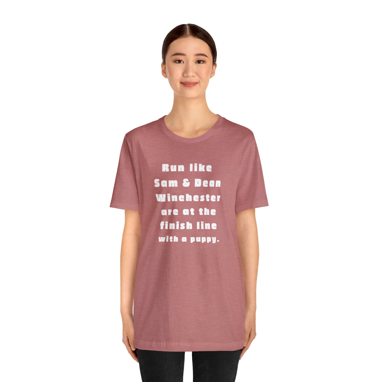 Winchester fans work out shirt Gym top sam and dean Tshirt Gift for her Gift for him Funny gift for her gift for him yoga Women's Tee