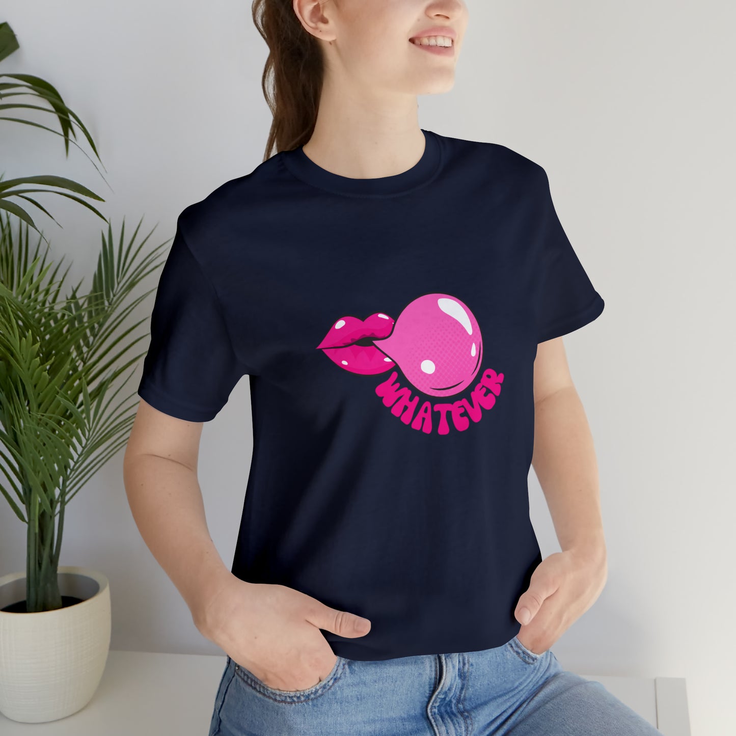 Whatever bubblegum T-Shirt Aesthetic Shirt Trendy Shirt Shirt With Words On Back Positive Gift for him Gift for her boho shirt hippie soul