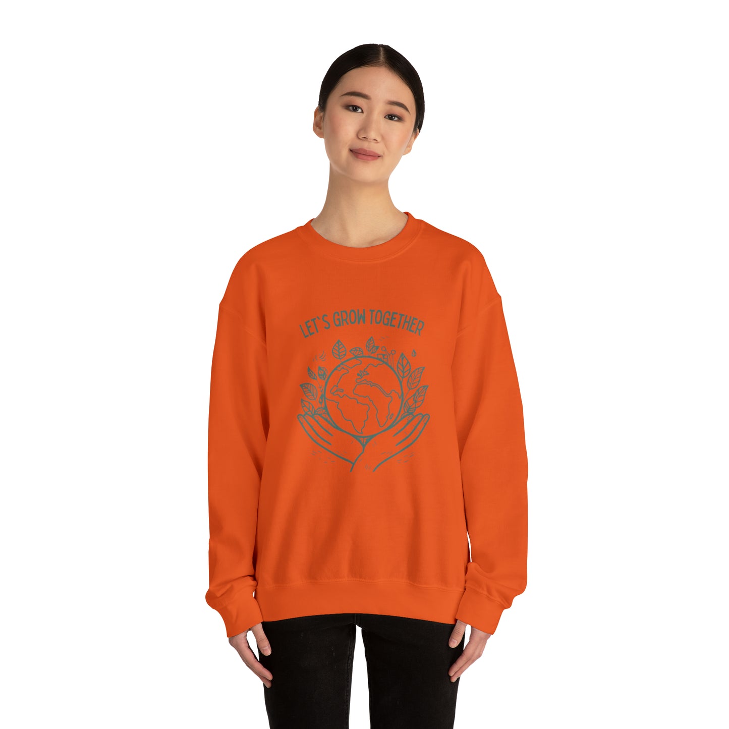 Let's grow together sweater plant lover sweater save the planet sweashirt birthday gift Christmas gifts Sweatshirt Gift for him Gift for her