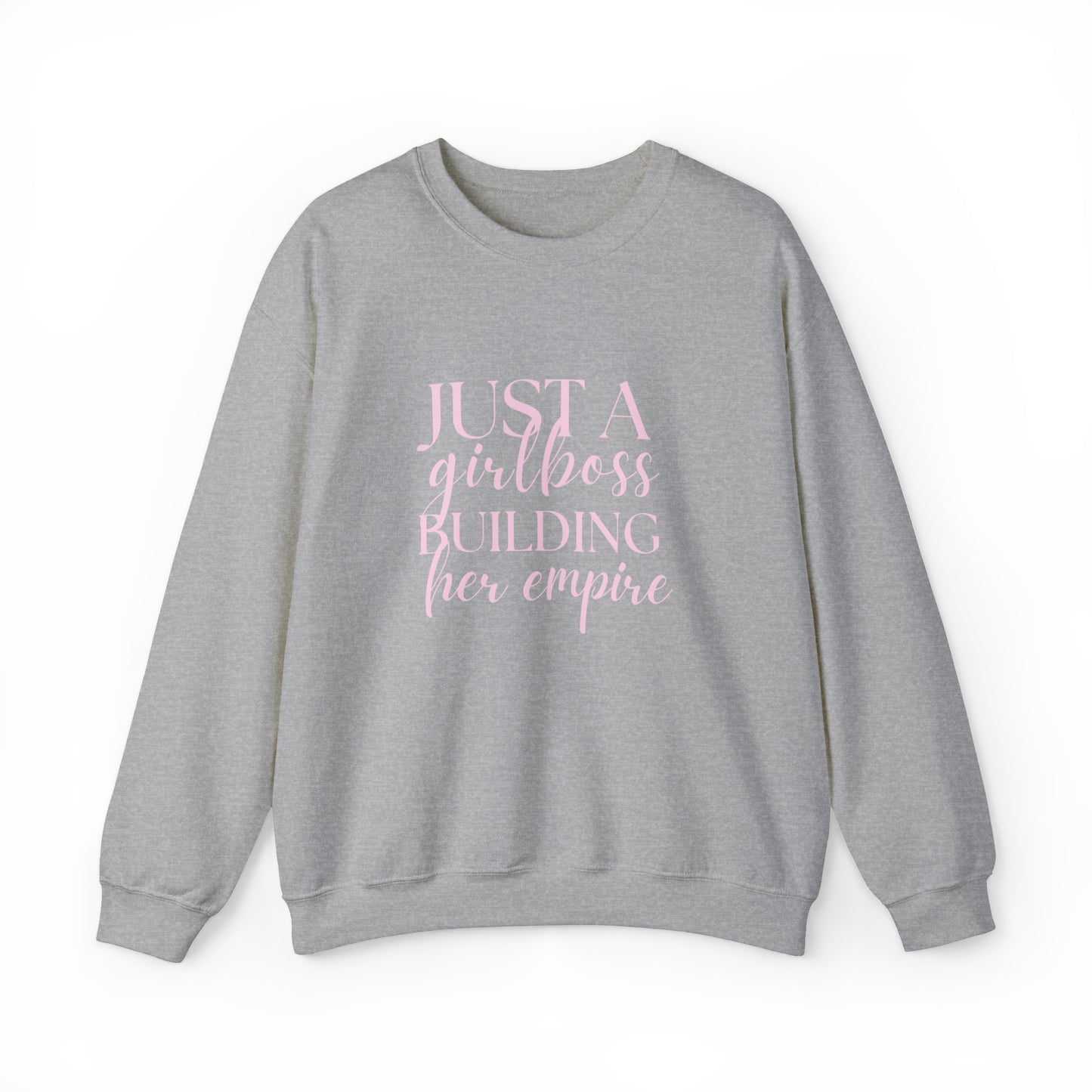 Boss Babe sweatshirt,Girlboss Sweatshirt, Just a girlboss building her empire, Bossbabe sweater,Christmas gift for her,Birthday gift
