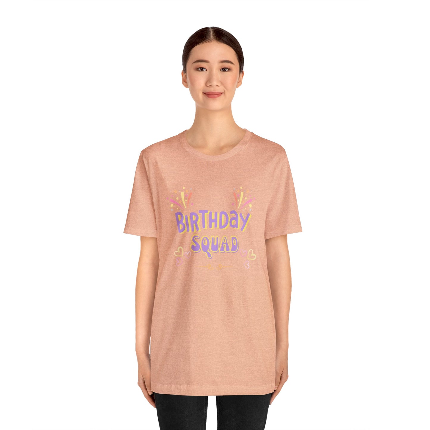 Birthday squad shirt birthday girl shirt birthday shirt gift for her best friend gift birthday party attire month funny Tshirt birthday gift