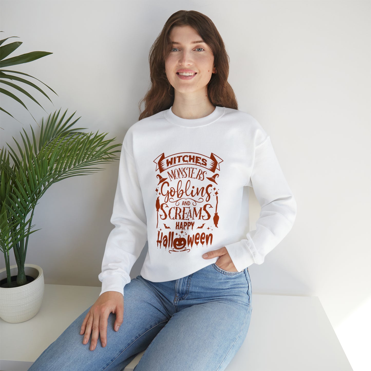 Witches Monsters Halloween Sweatshirt Ghostface Shirt Funny Halloween Horror Shirt Halloween Women's Sweatshirt Funny Halloween Tee Unisex