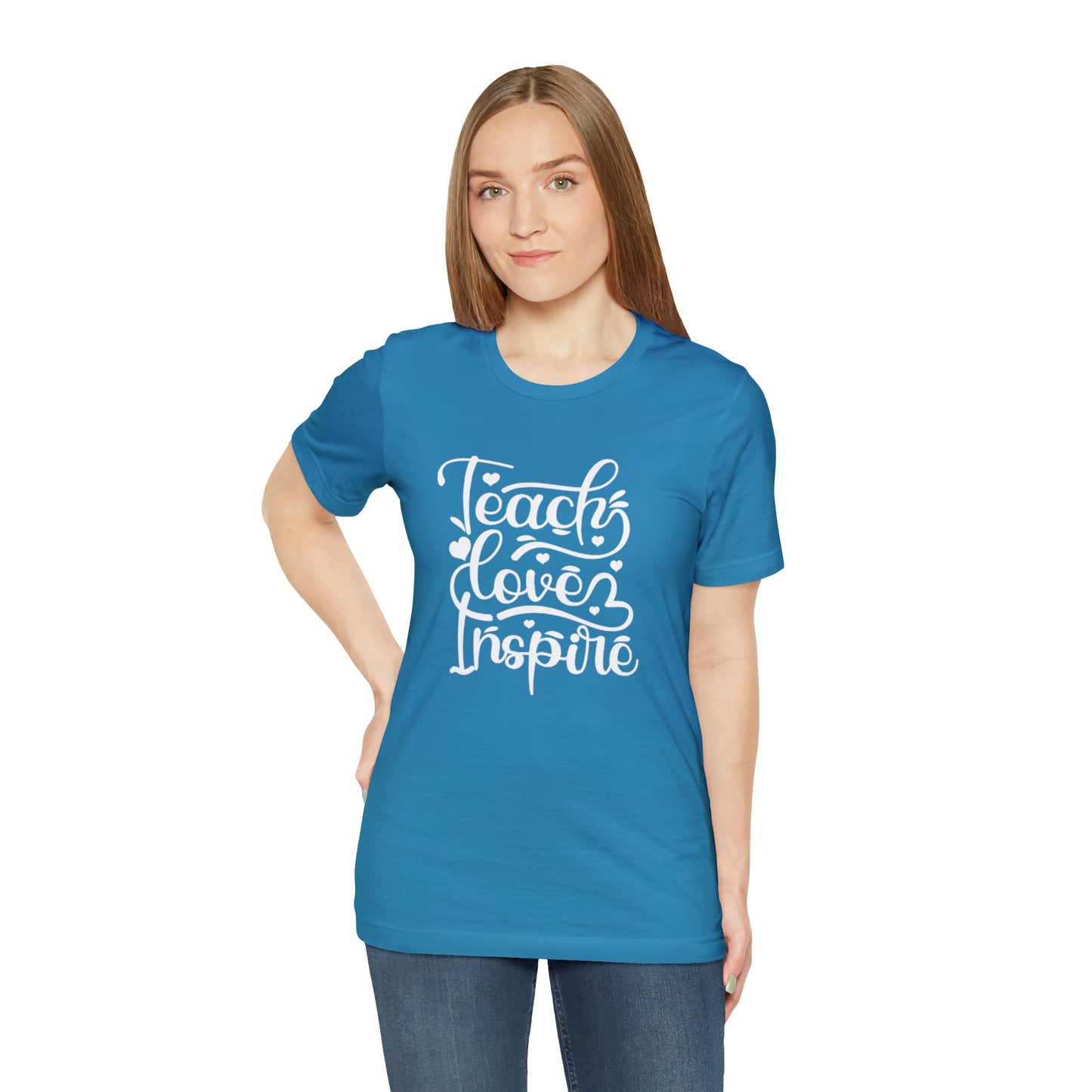 Teach love inspire T-shirt, Teacher mode Shirt, Homeschooling sweatshirt,teacher mom shirt, hoodie teacher shirt Boss lady shirt