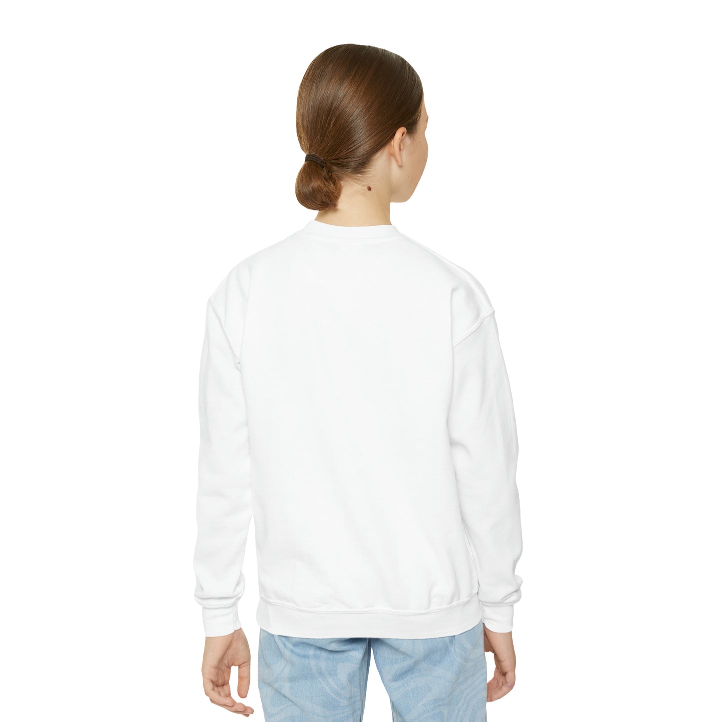 First day of school sweater second grade shirt elementary school style Youth Crewneck Sweatshirt
