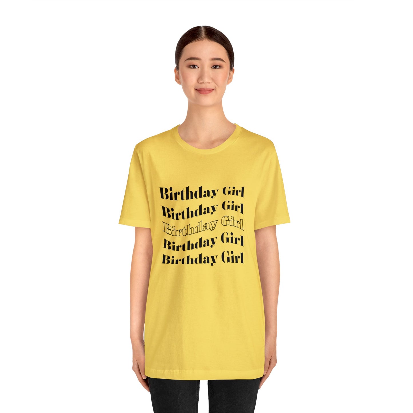 Birthday girl shirt gift for her best friend gift wavy shirt birthday party attire month funny T-shirt birthday gift Christmas gift for him
